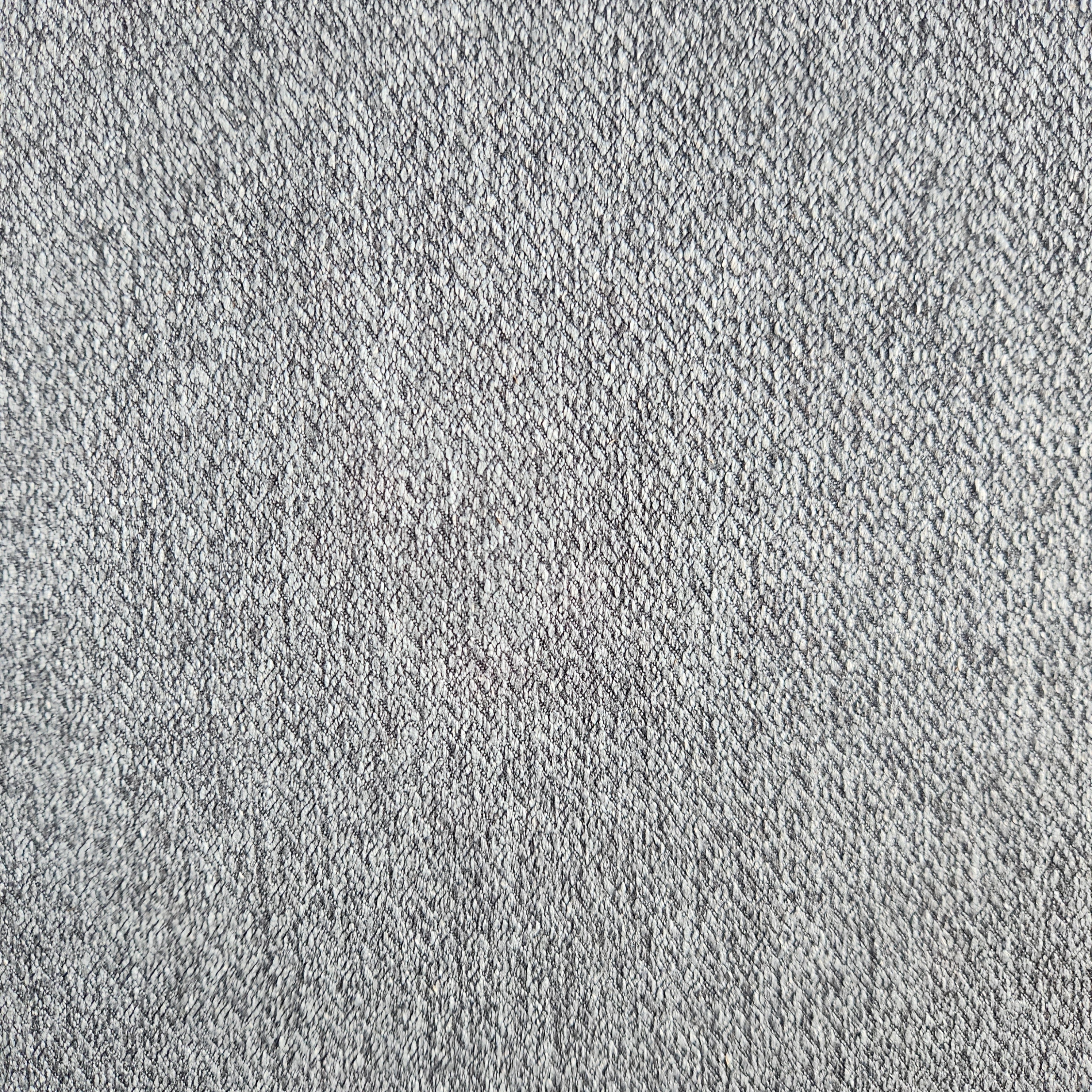 Extra Large Gray L Shape Couch with Ottoman