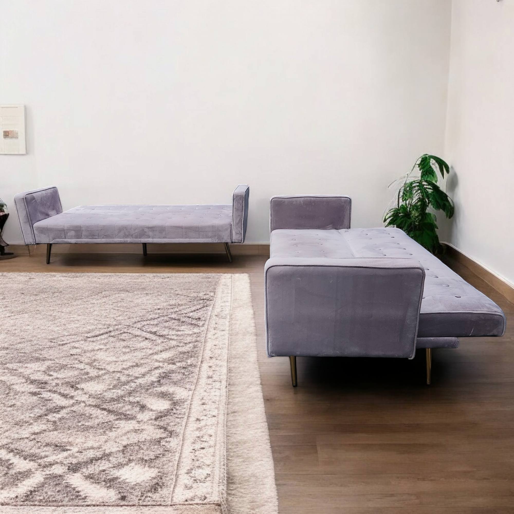 Matching 2 Piece Sofa Futon Set