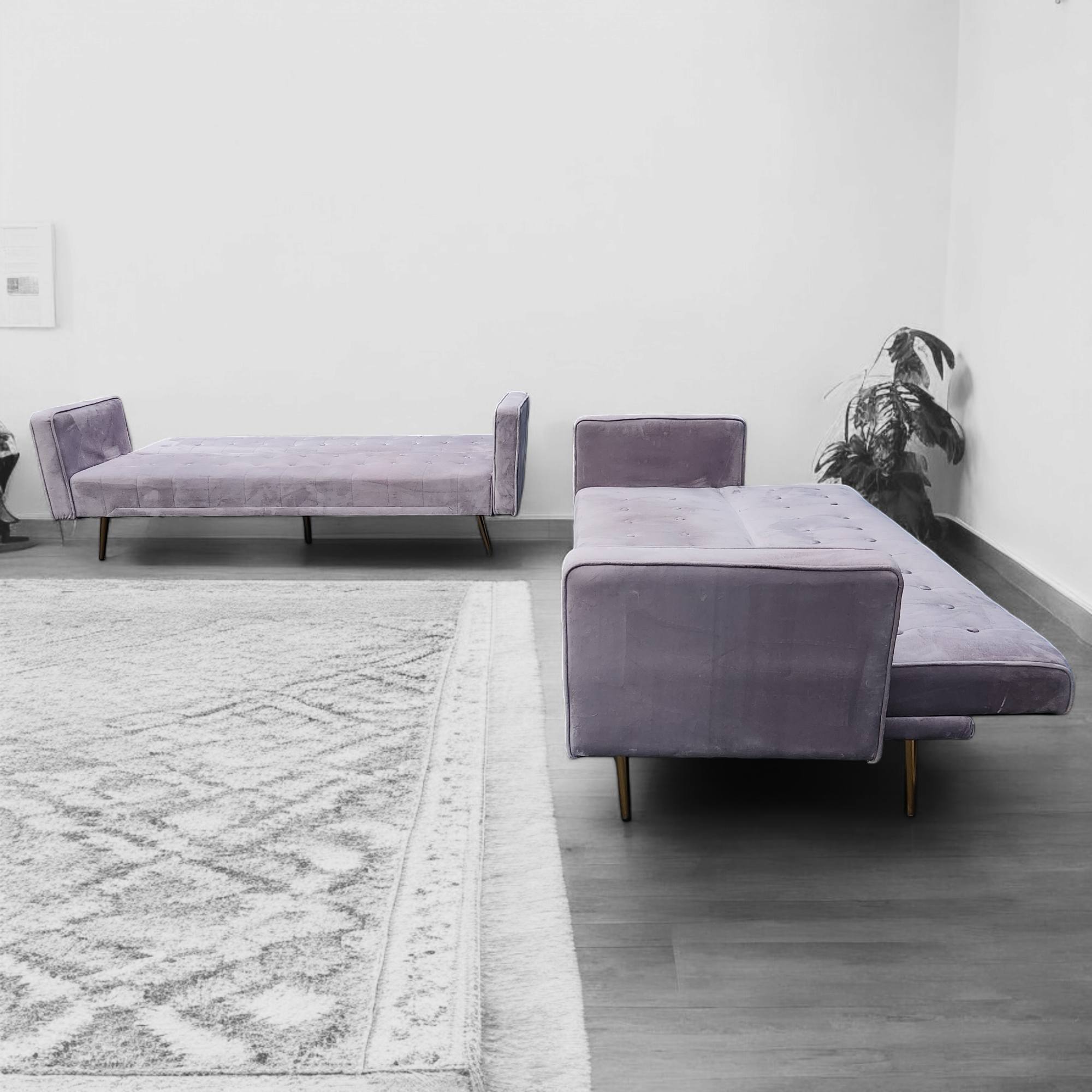 Matching 2 Piece Sofa Futon Set