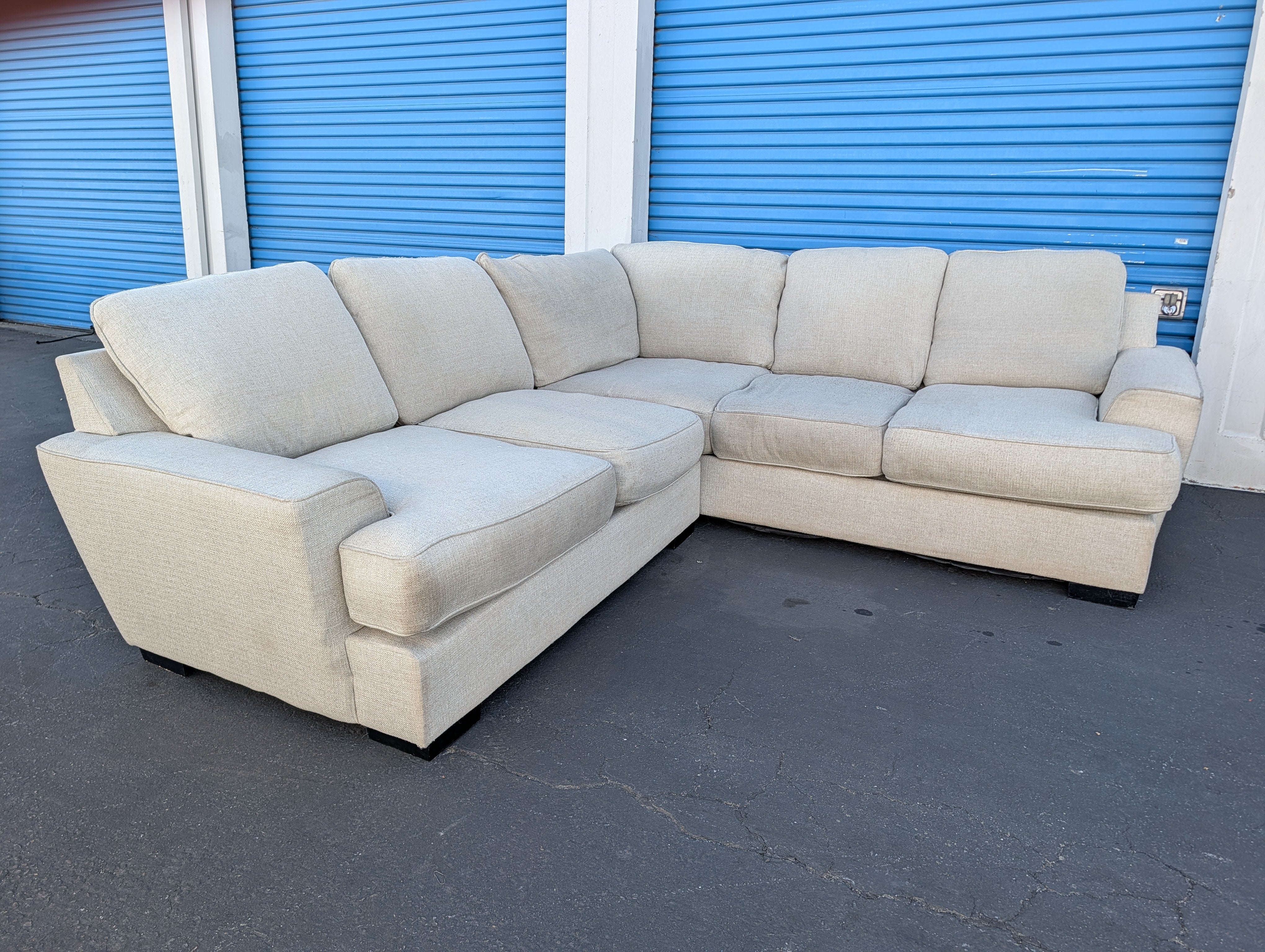 Initial acquisition photo for 10.24.26 Beige Macy's Sectional