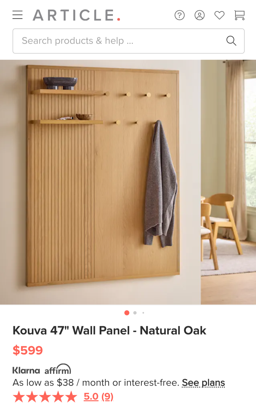 Article Kouva Wall Panel