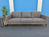 Black Mid Century Sofa — front raw