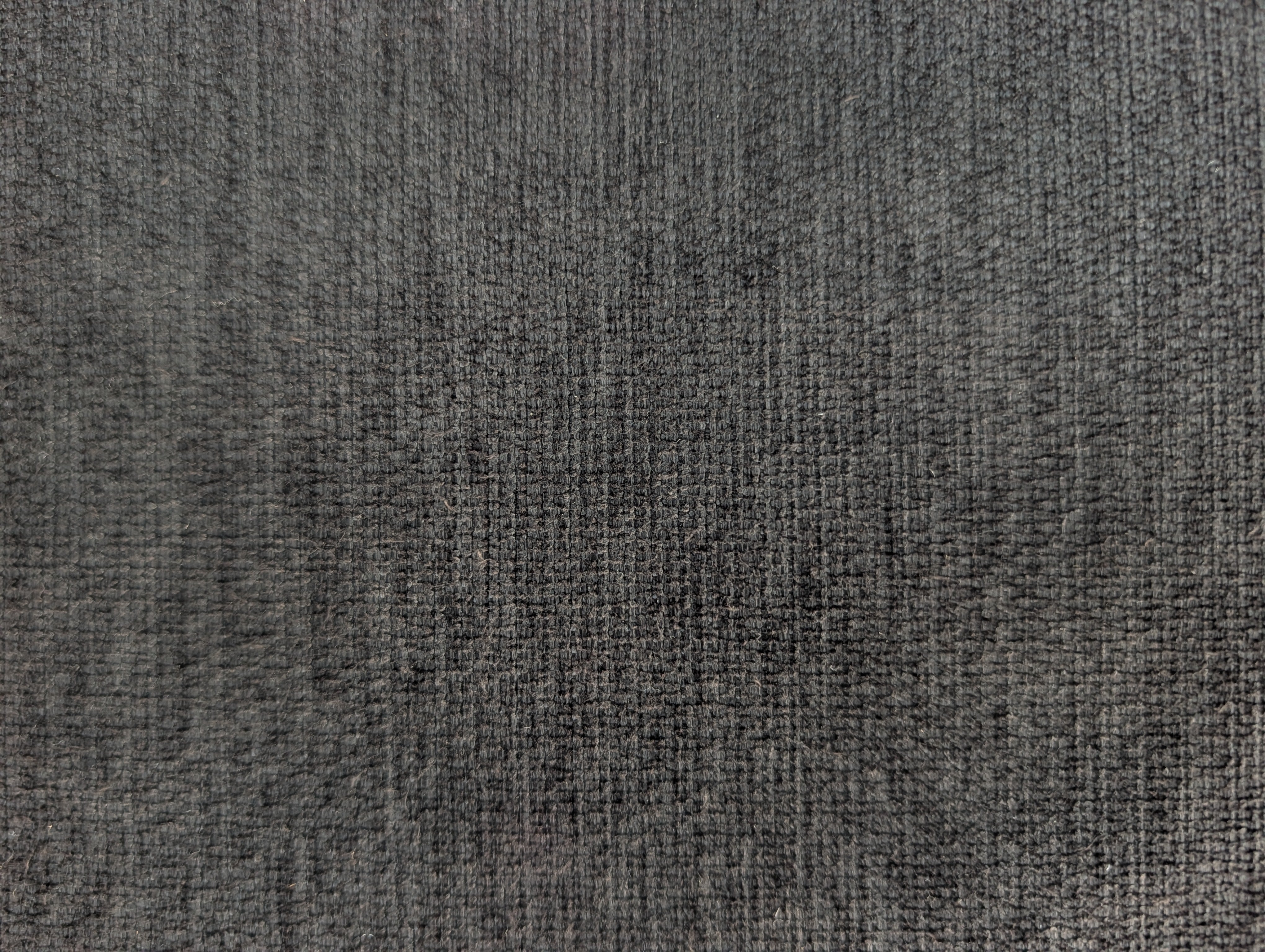 Black Sleeper Sofa — fabric closeup