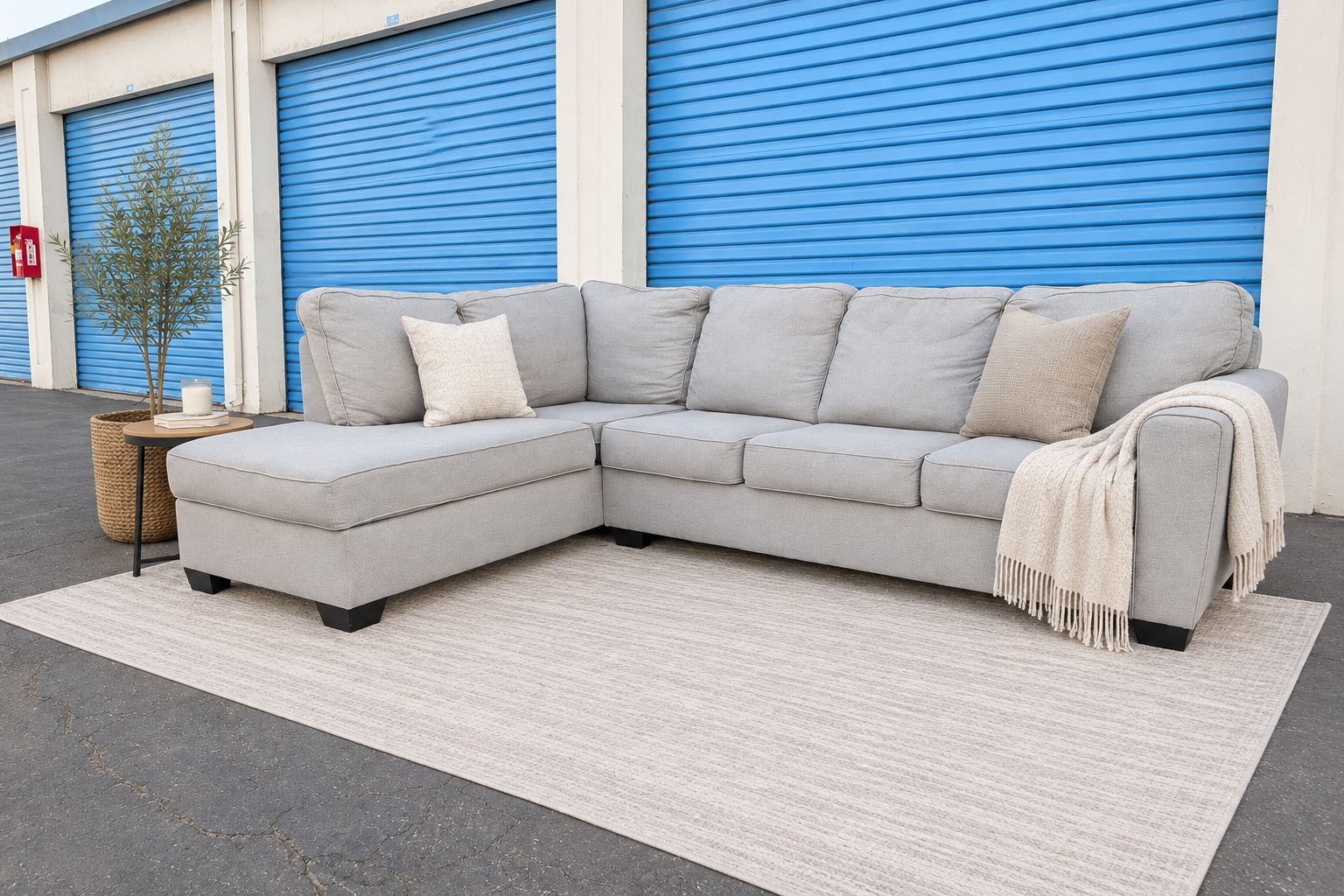 Ashley Gray Sectional — angle ai