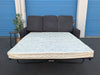 Black Sleeper Sofa — extra 1  sleeper open
