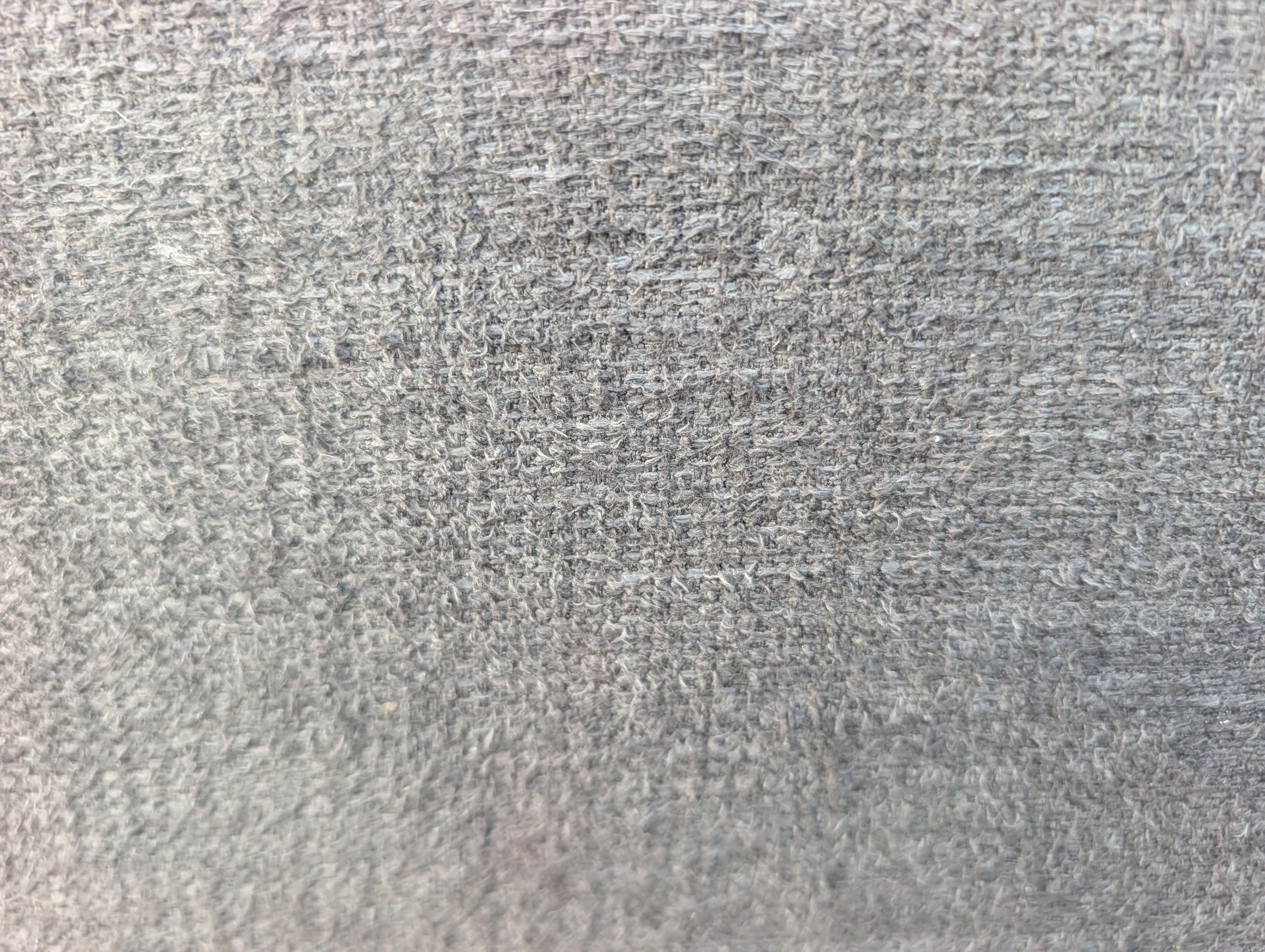 Black Mid Century Sofa — fabric closeup