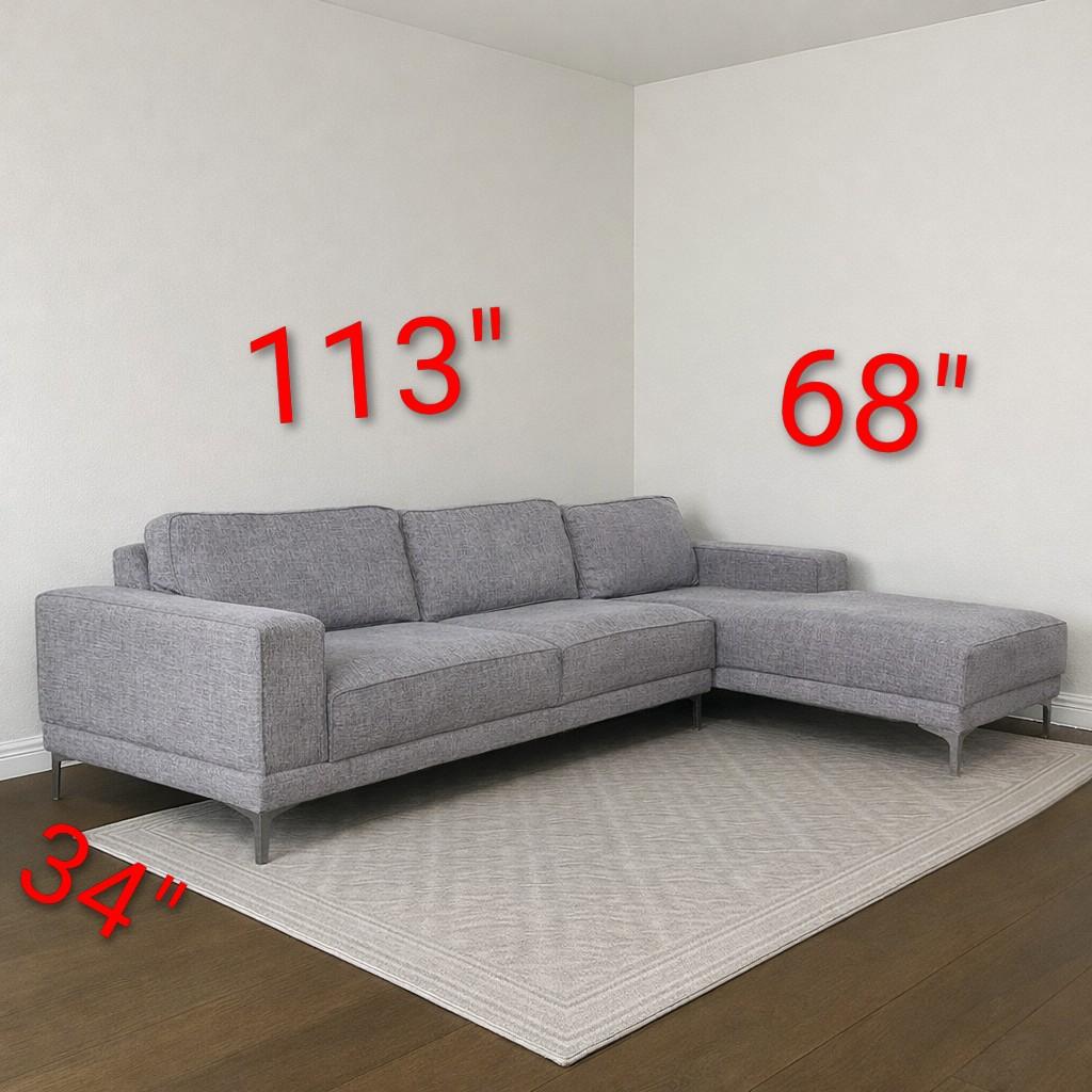 Gray Corner Sectional