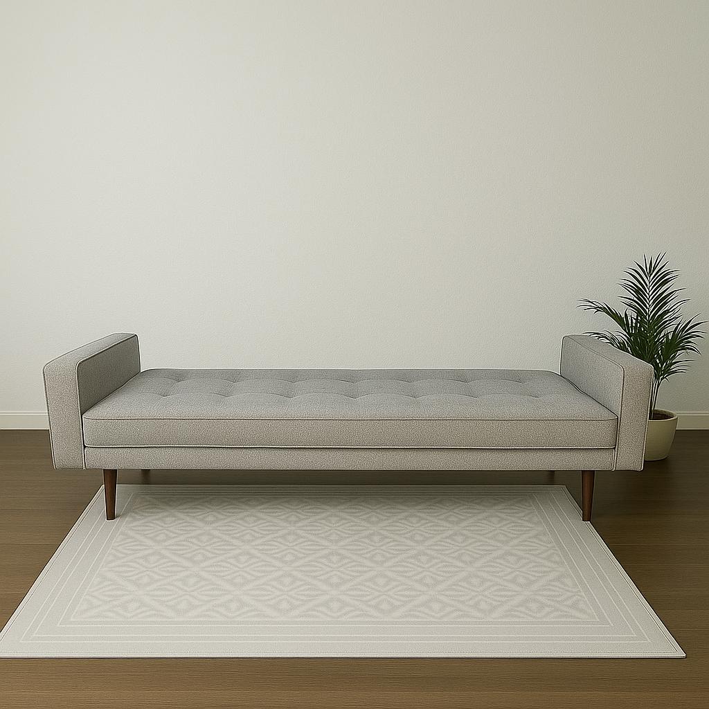 Living Spaces Gray Futon