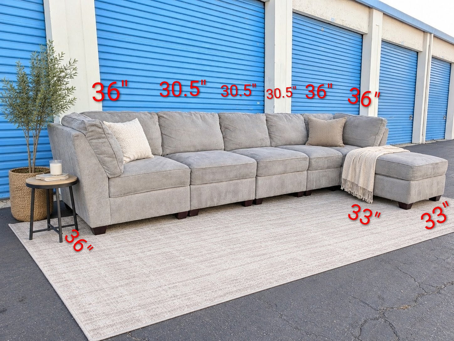 Thomasville 6 Piece Sectional