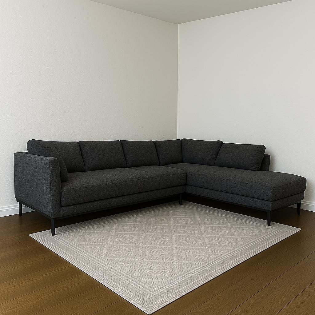Extra Large Black Sectional Couch