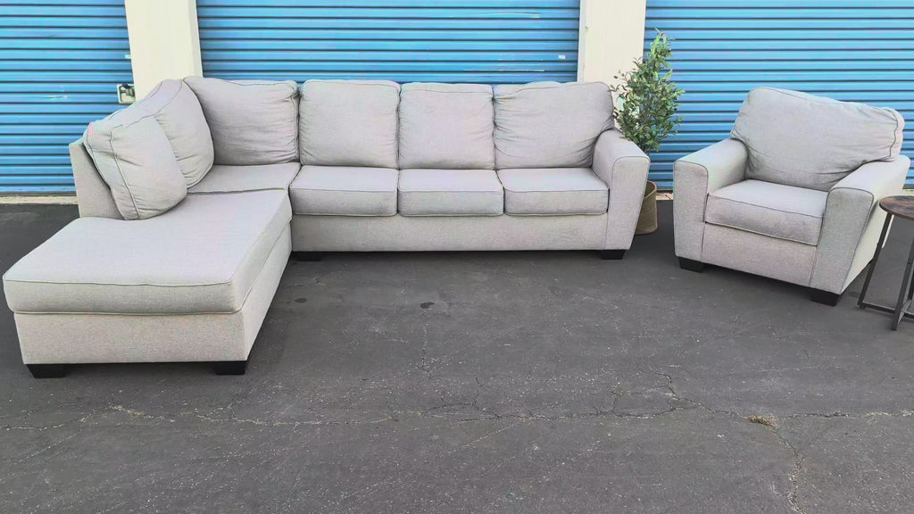 Ashley Gray Sectional — video