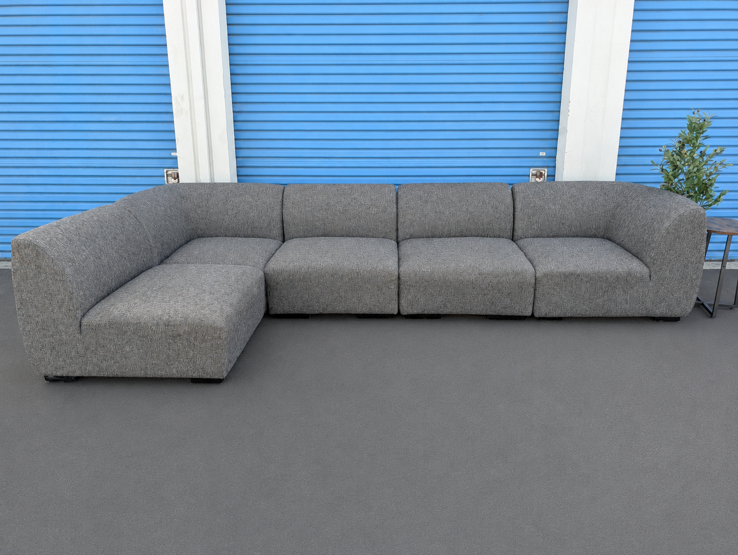 Gray 5-Piece Sectional