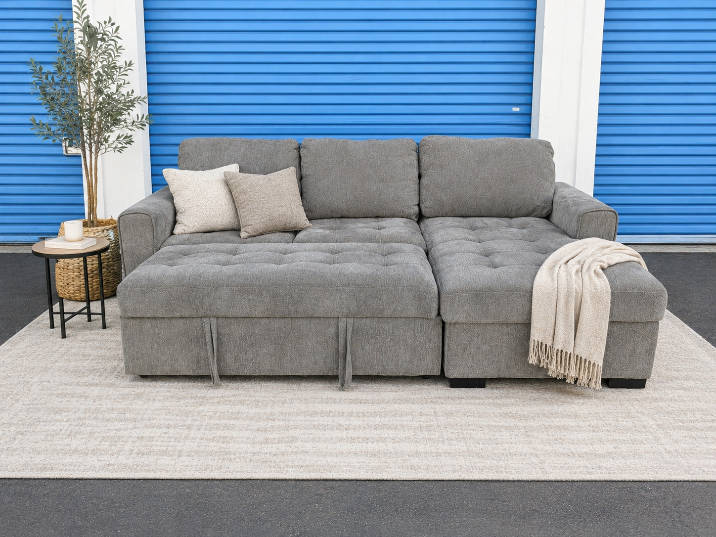Sleeper Sofa with Storage