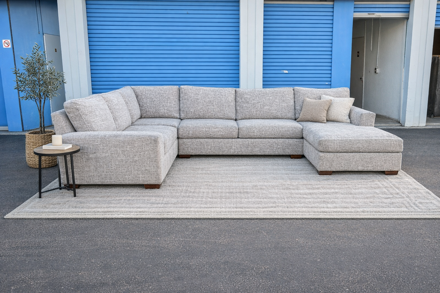 Extra Large Light Gray Sectional