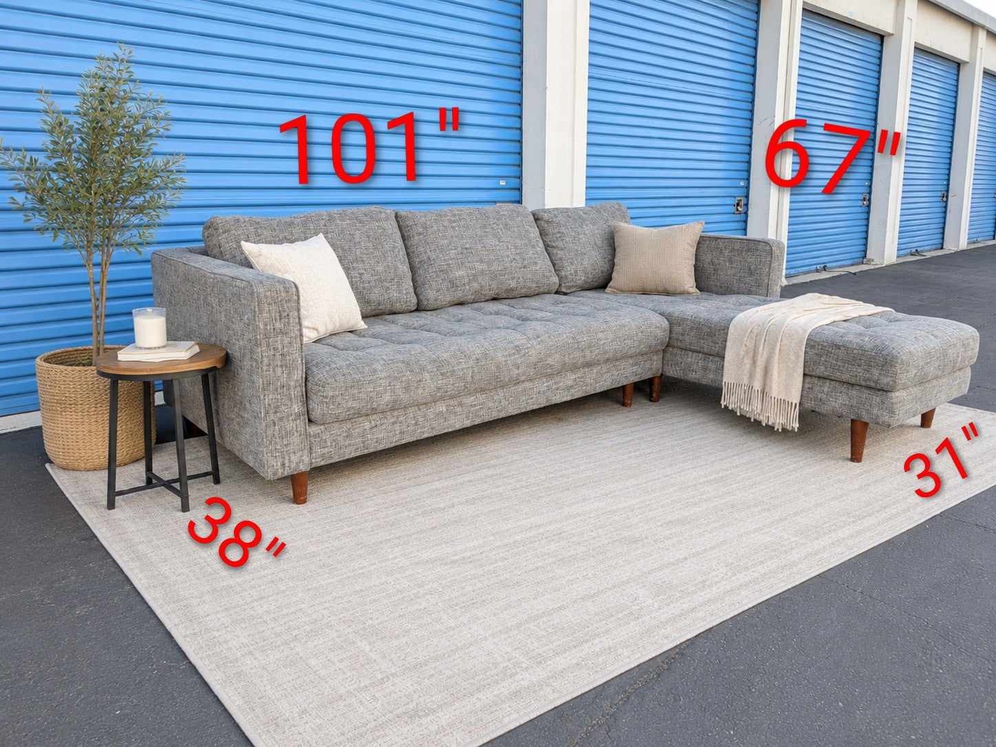 Gray Sectional