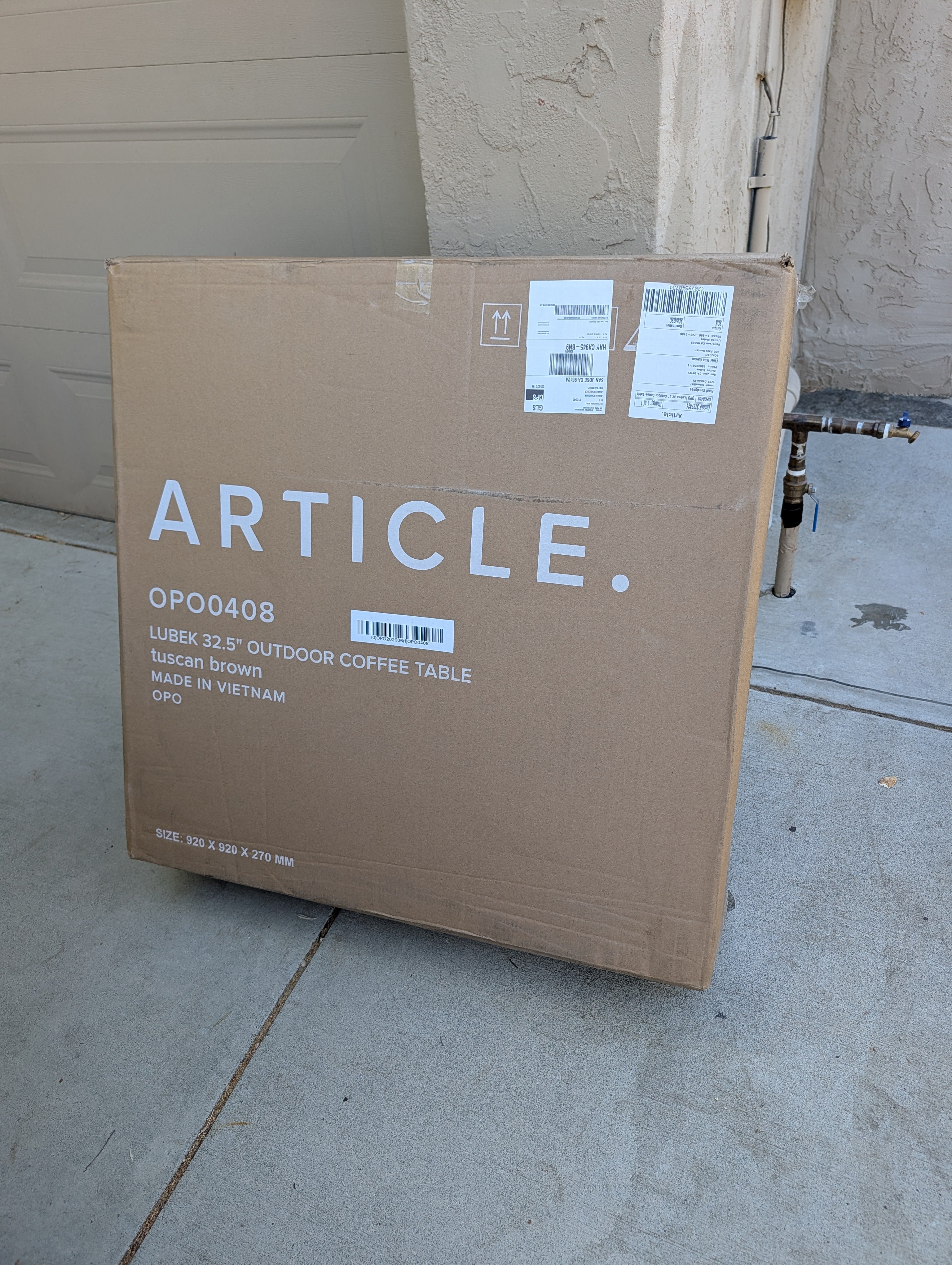Article Lubek Outdoor Coffee Table