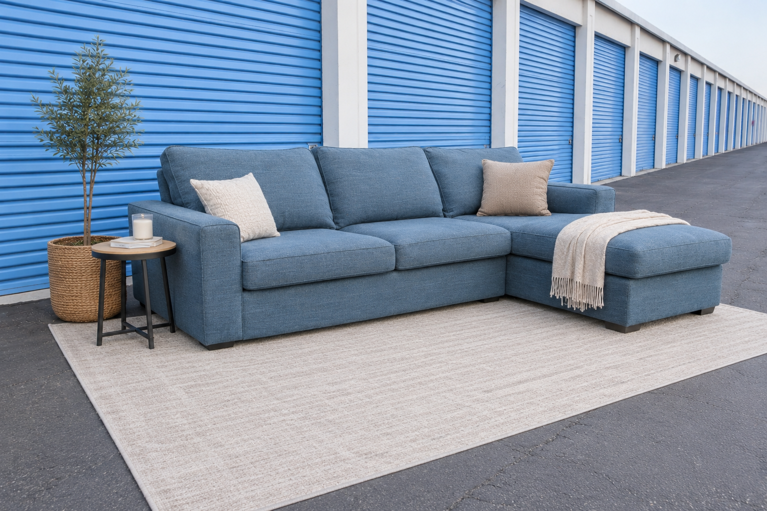 IKEA Kivik Blue Sectional
