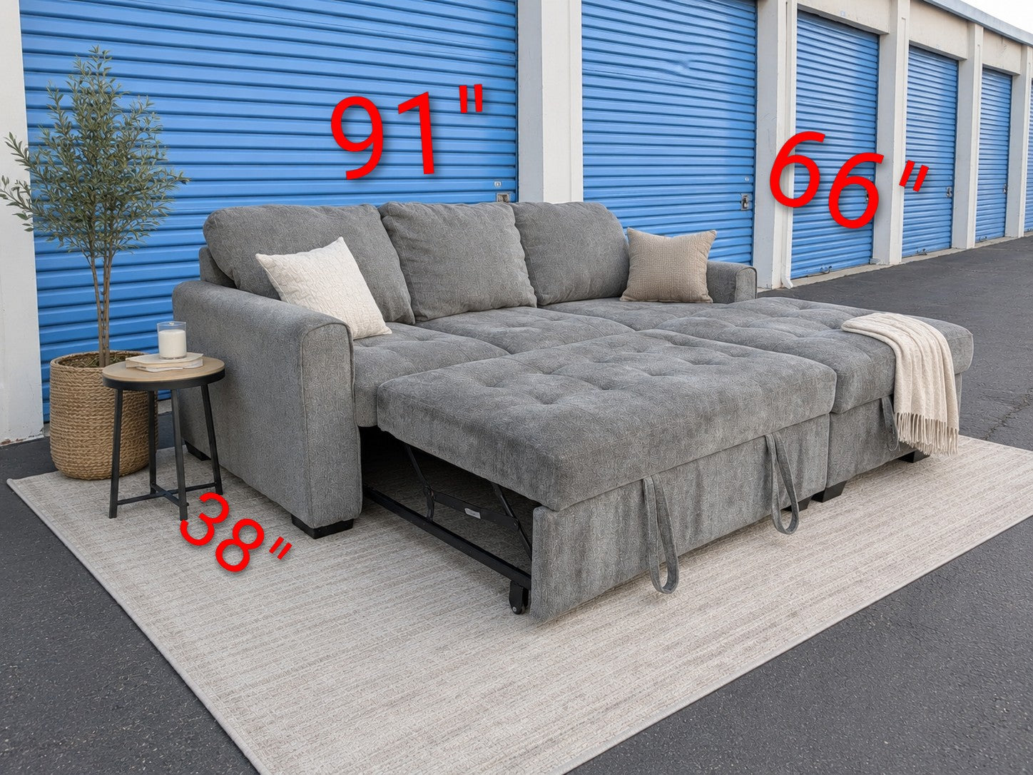 Sleeper Sofa with Storage