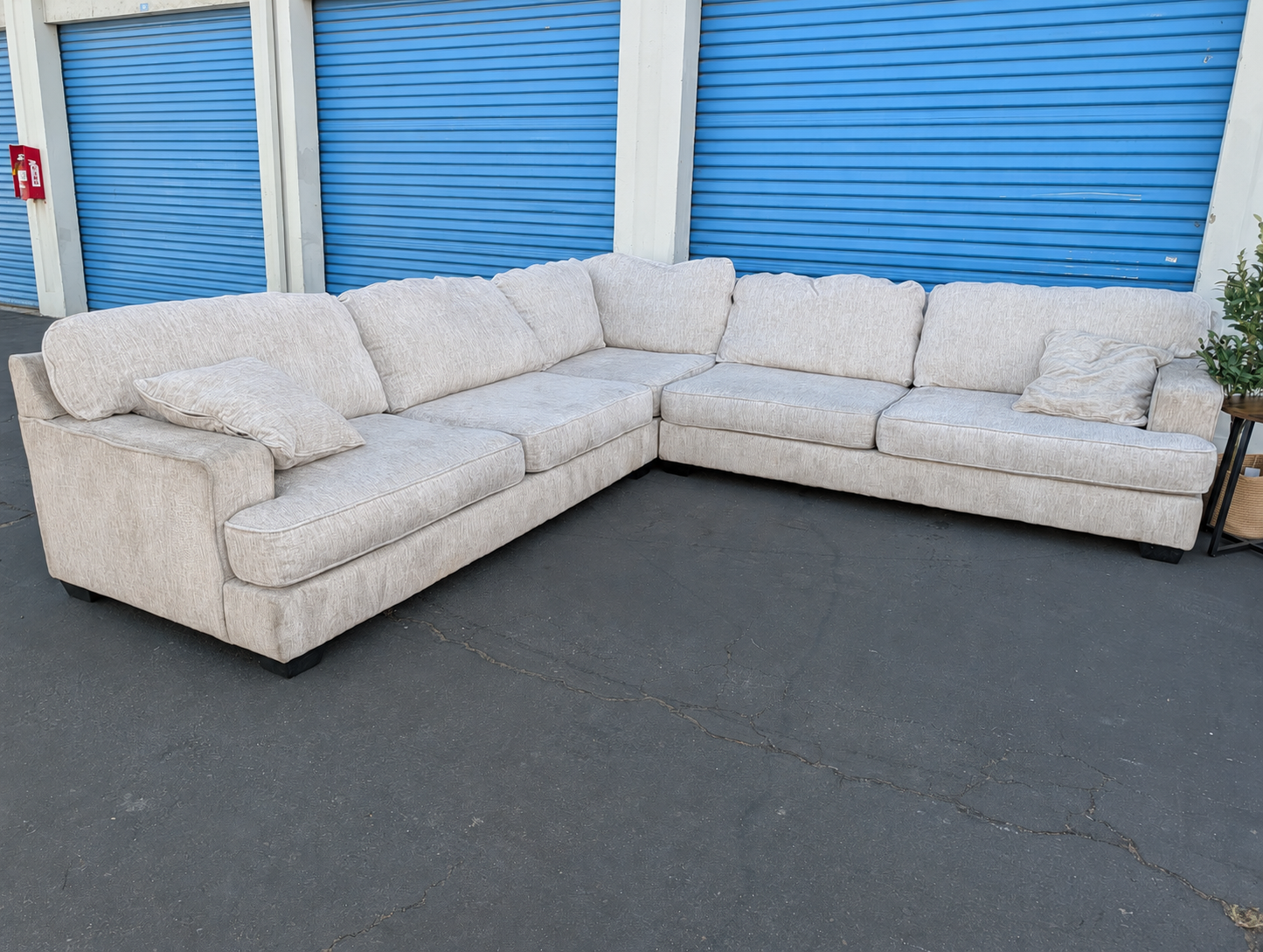Ashley Rawcliffe Beige Sectional