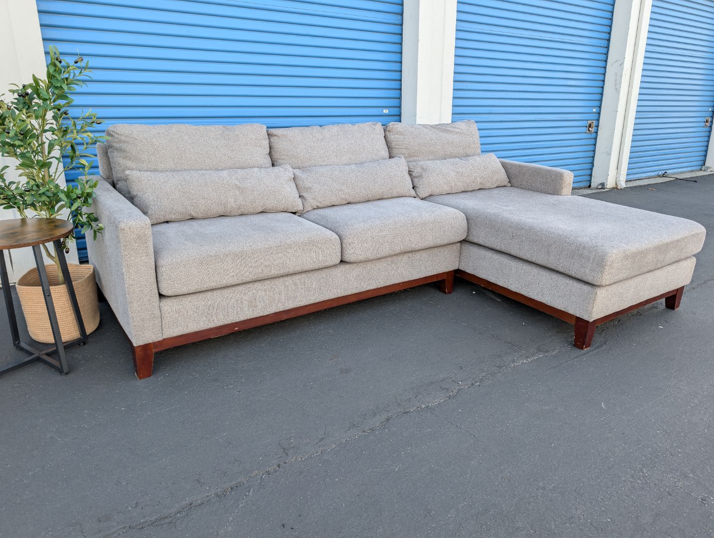 Light Gray Sectional Couch