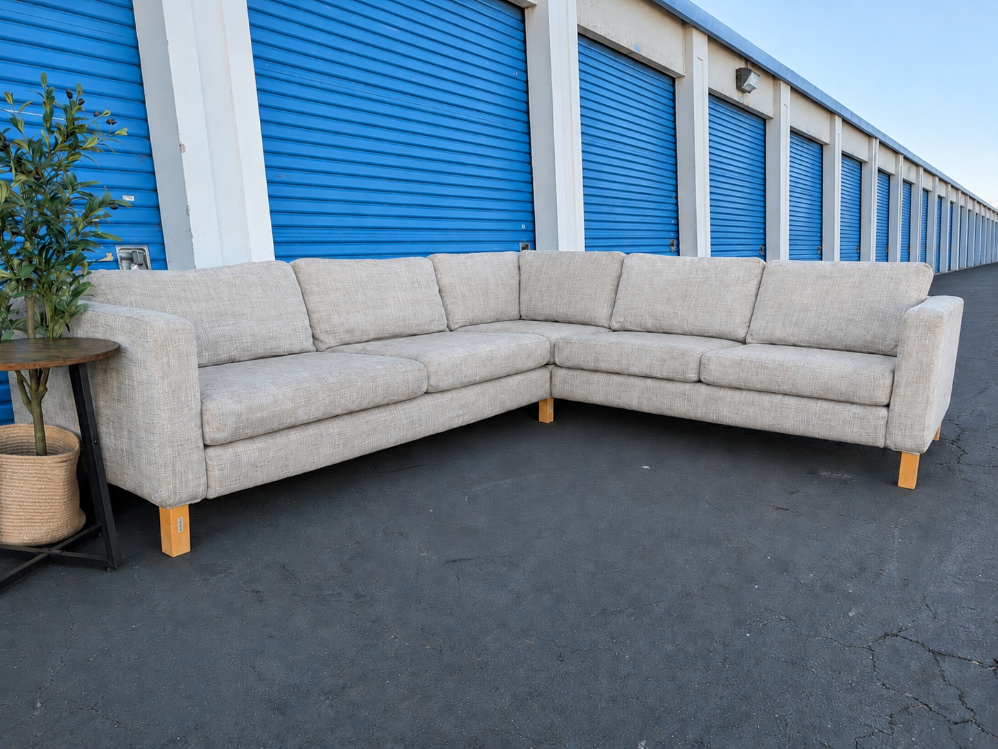 IKEA Karlstad Gray Sectional