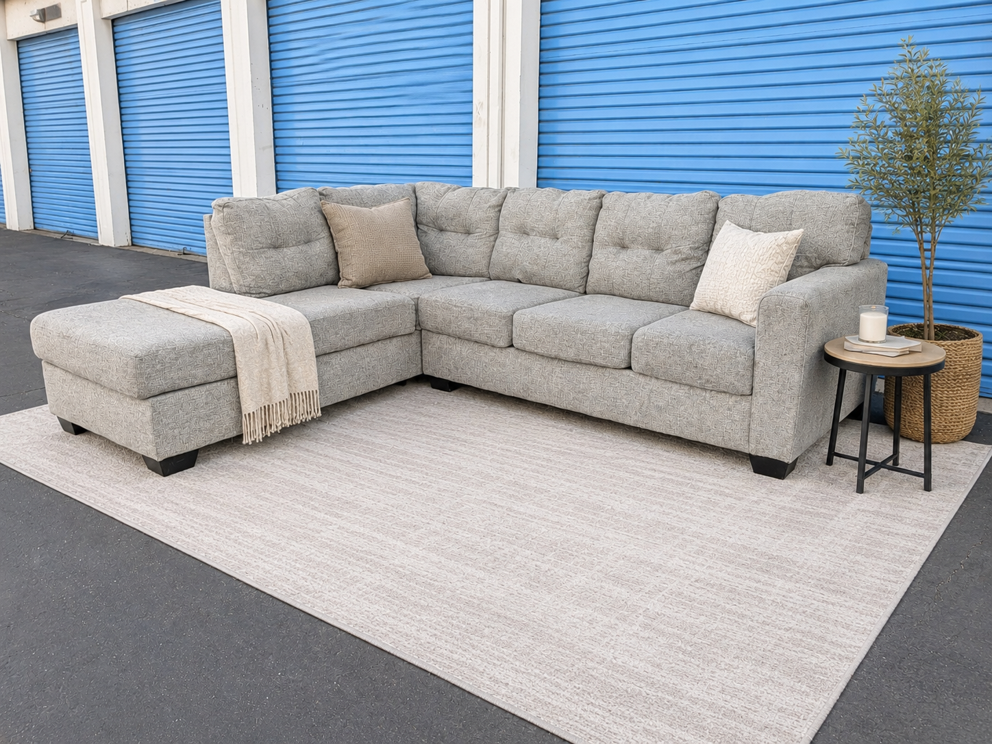 Light Gray Sectional