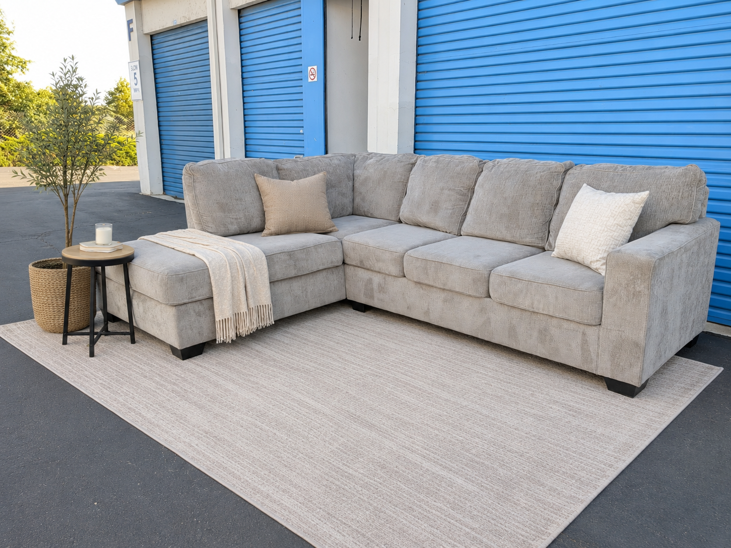 Light Gray Sectional