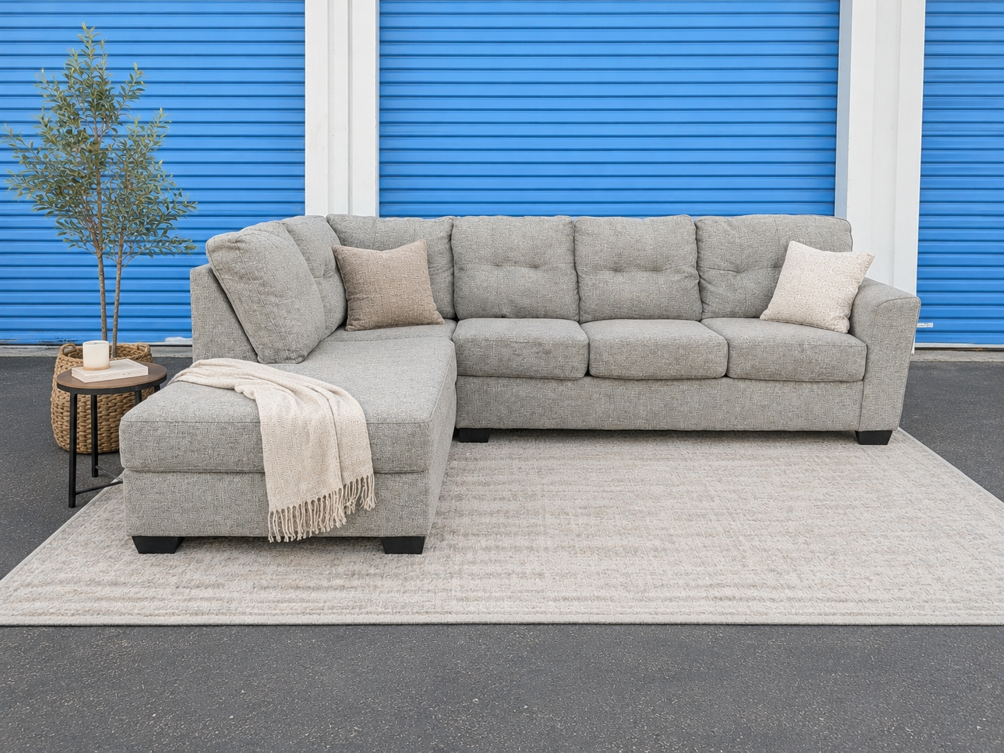 Light Gray Sectional