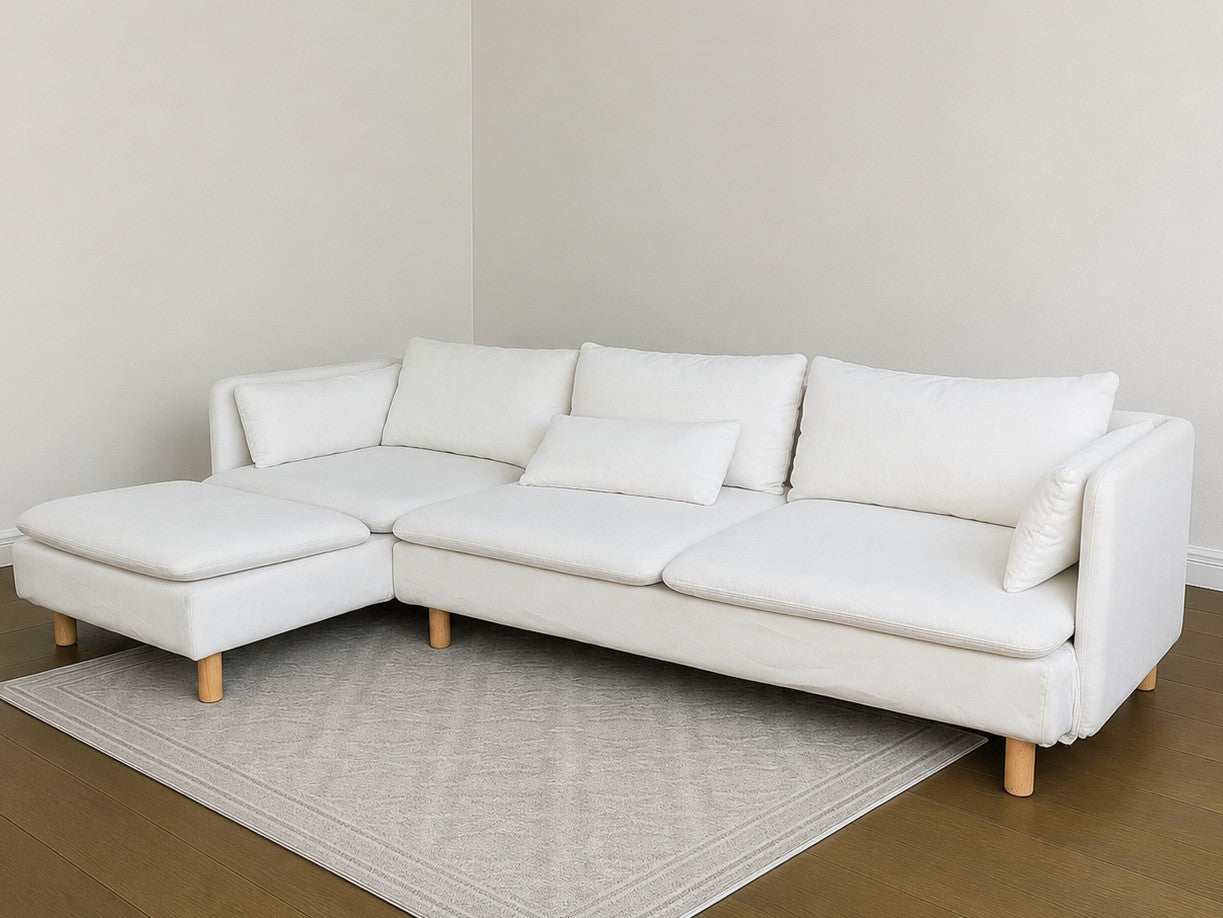 White Sectional