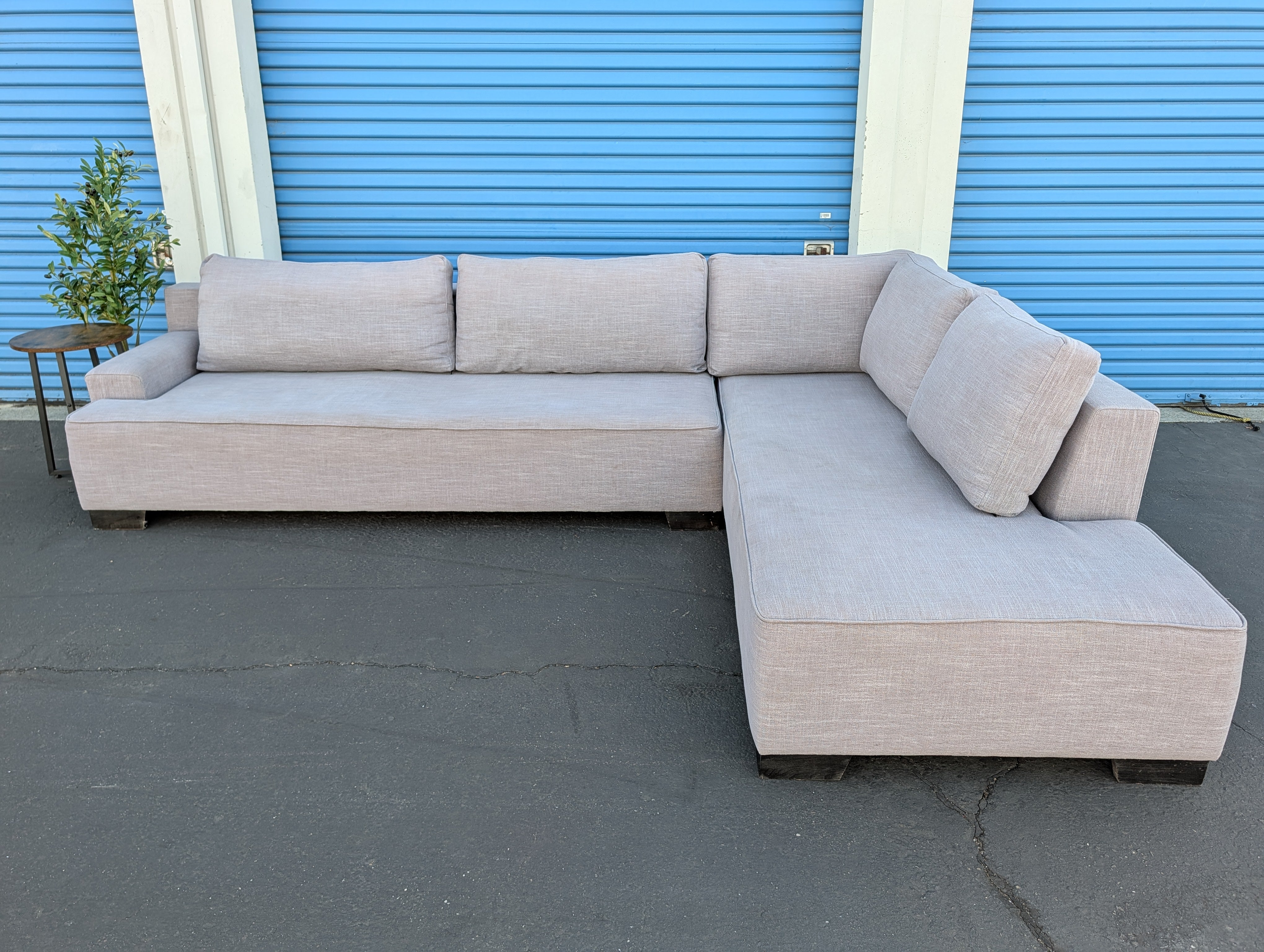 Light Gray Taupe Sectional