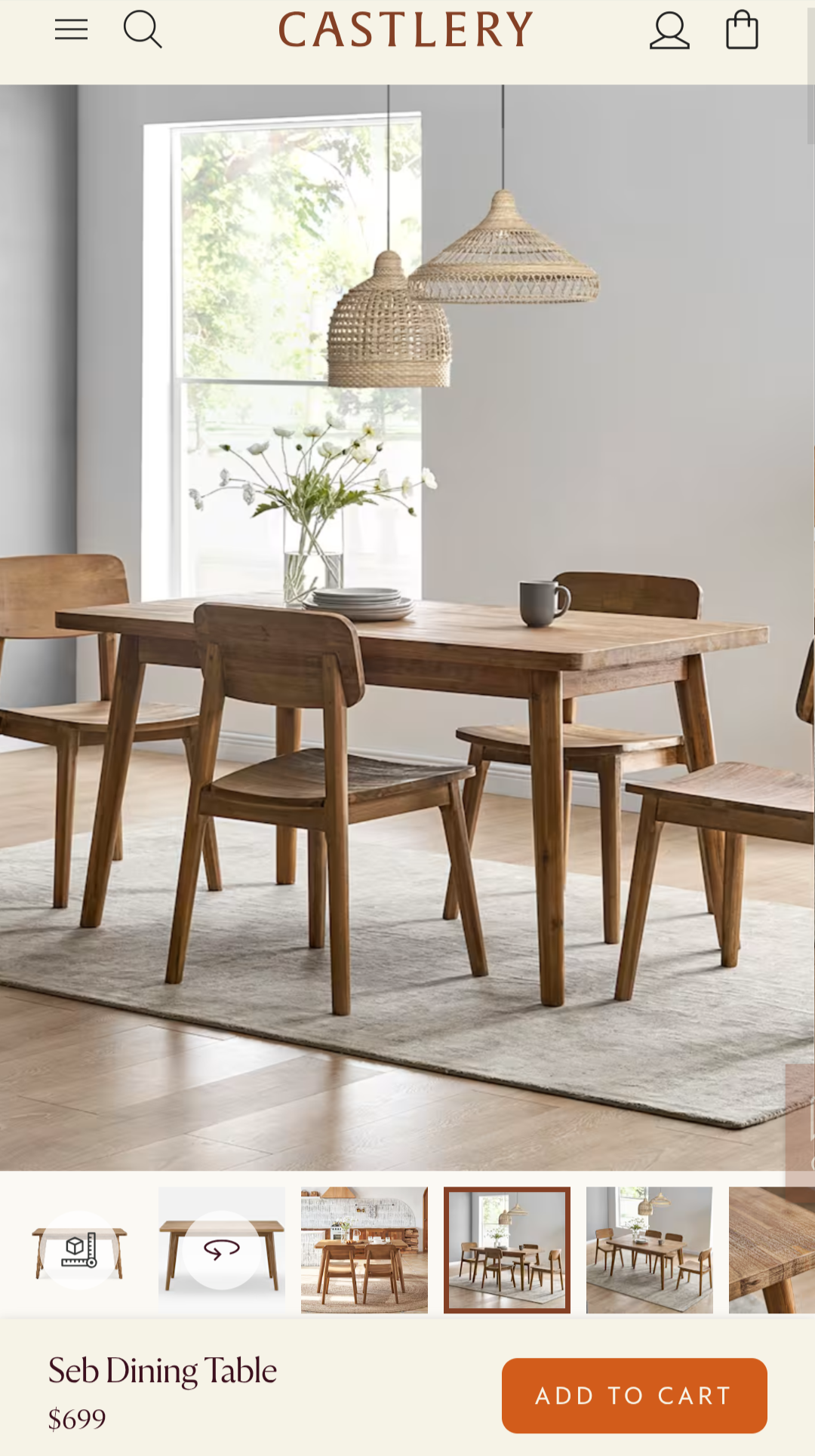 New Castlery Dining Table