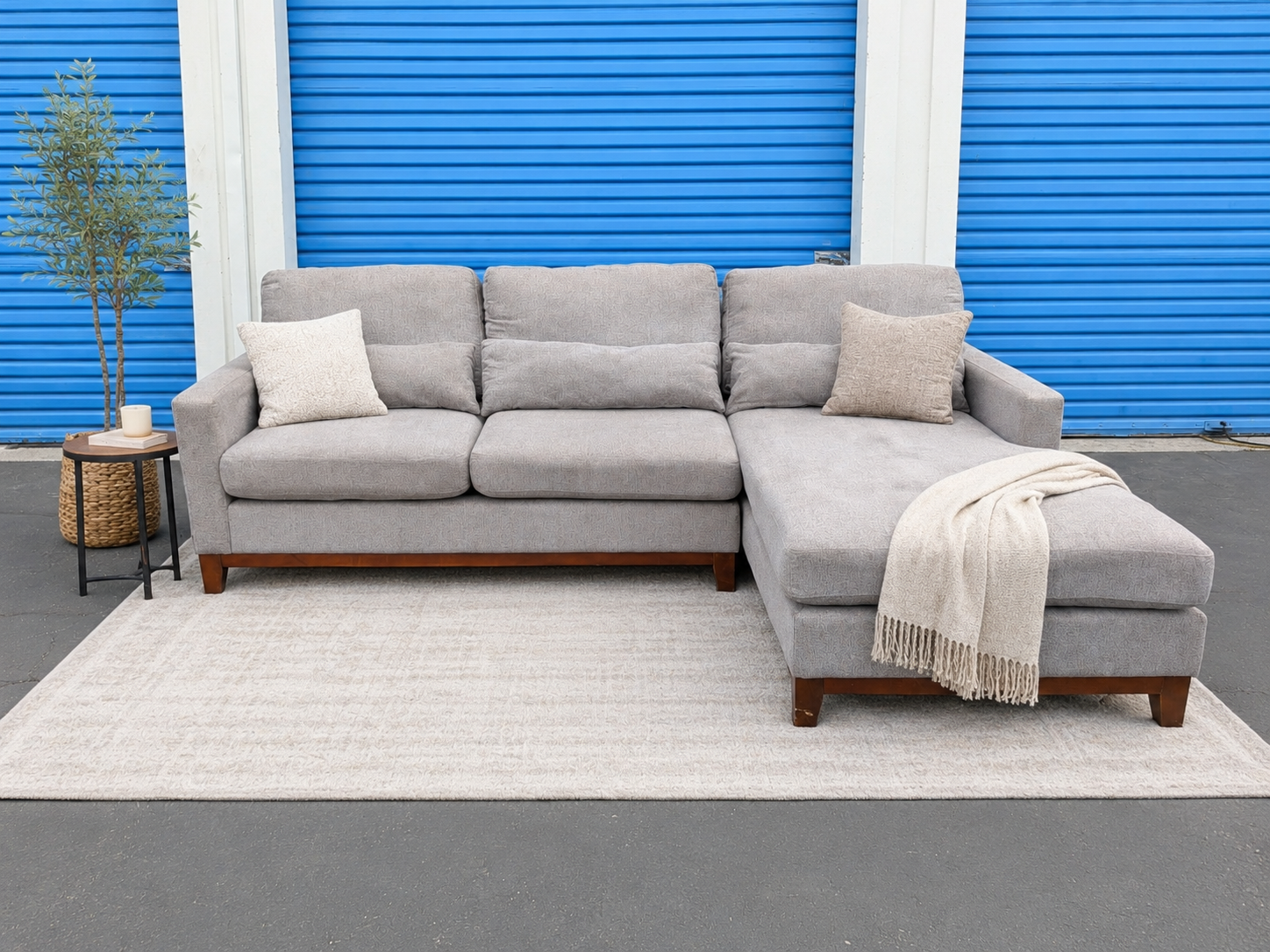 Fremont & Park Gray Sectional