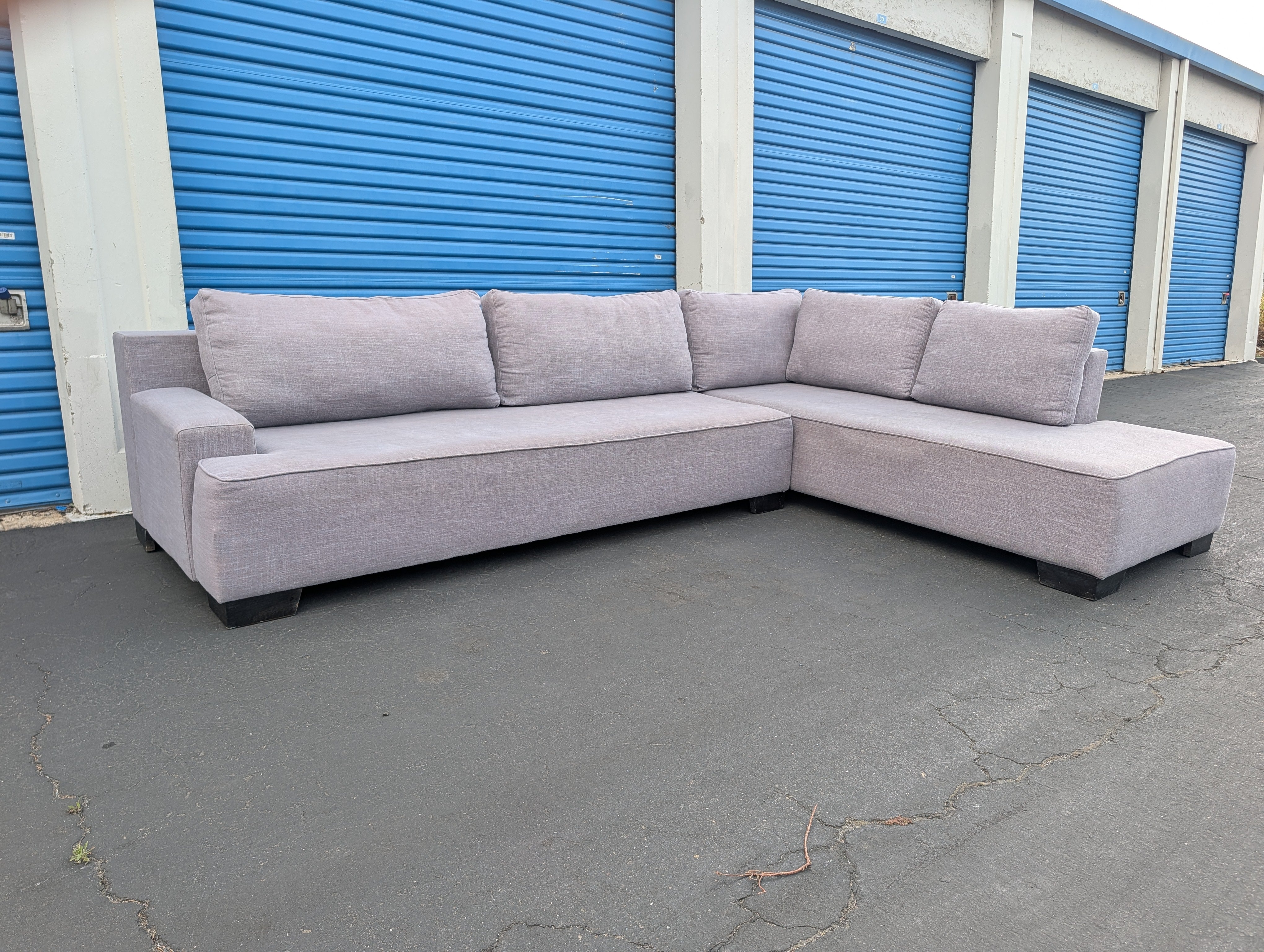 Light Gray Taupe Sectional