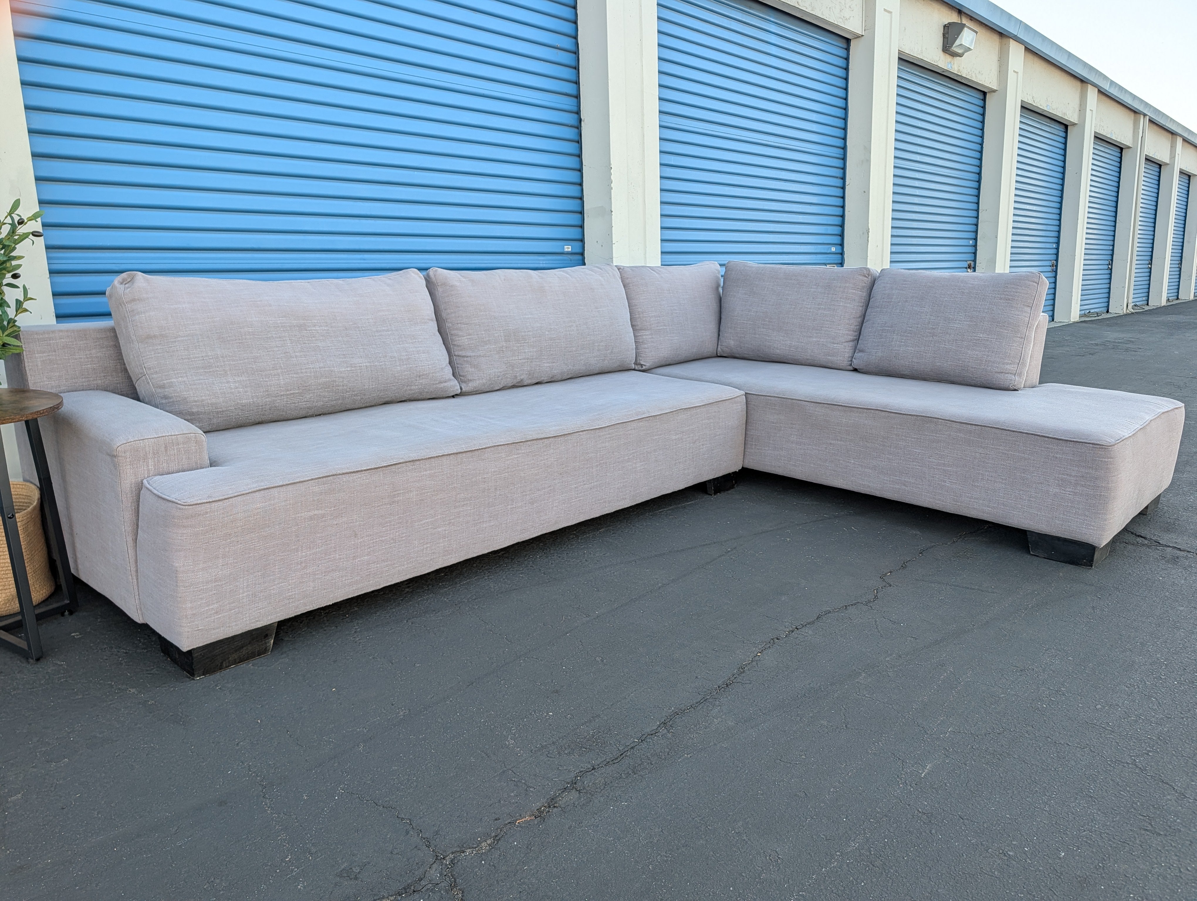 Light Gray Taupe Sectional