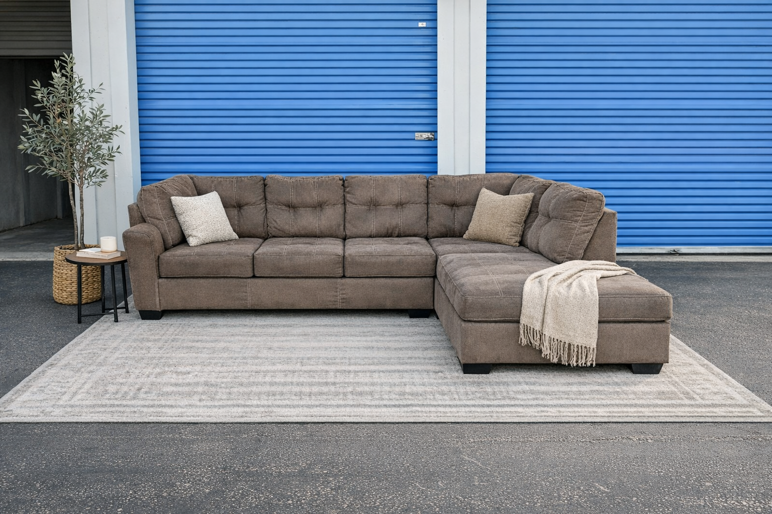 Gray Ashley Furniture Corner Sectional