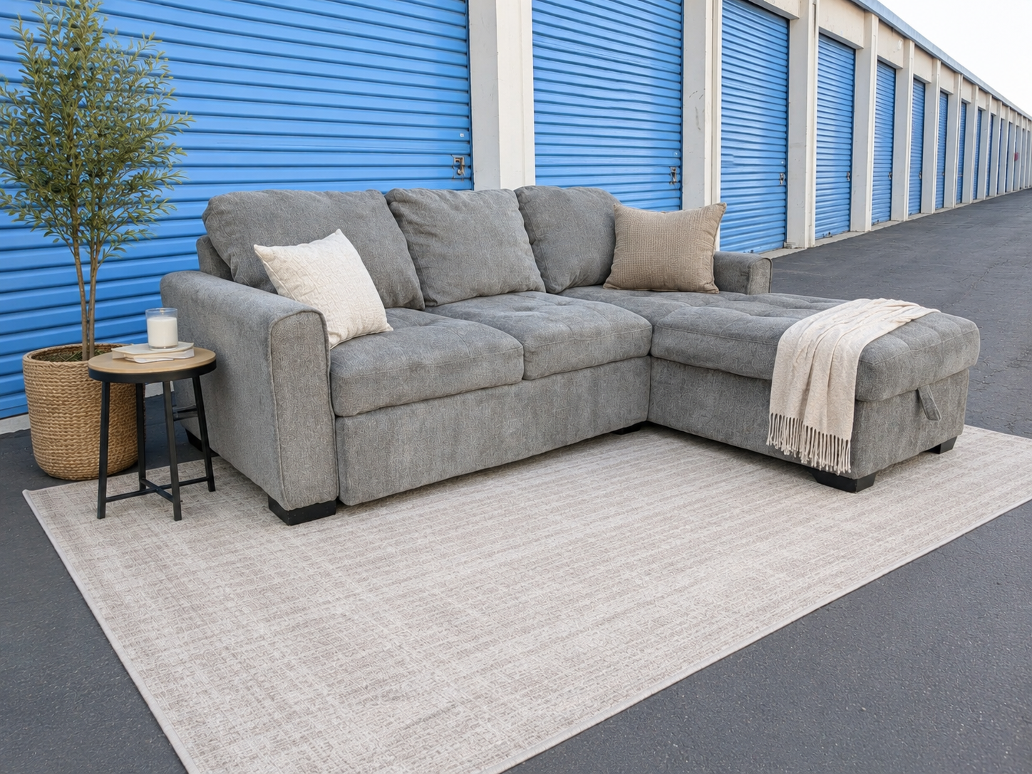 Sleeper Sofa with Storage