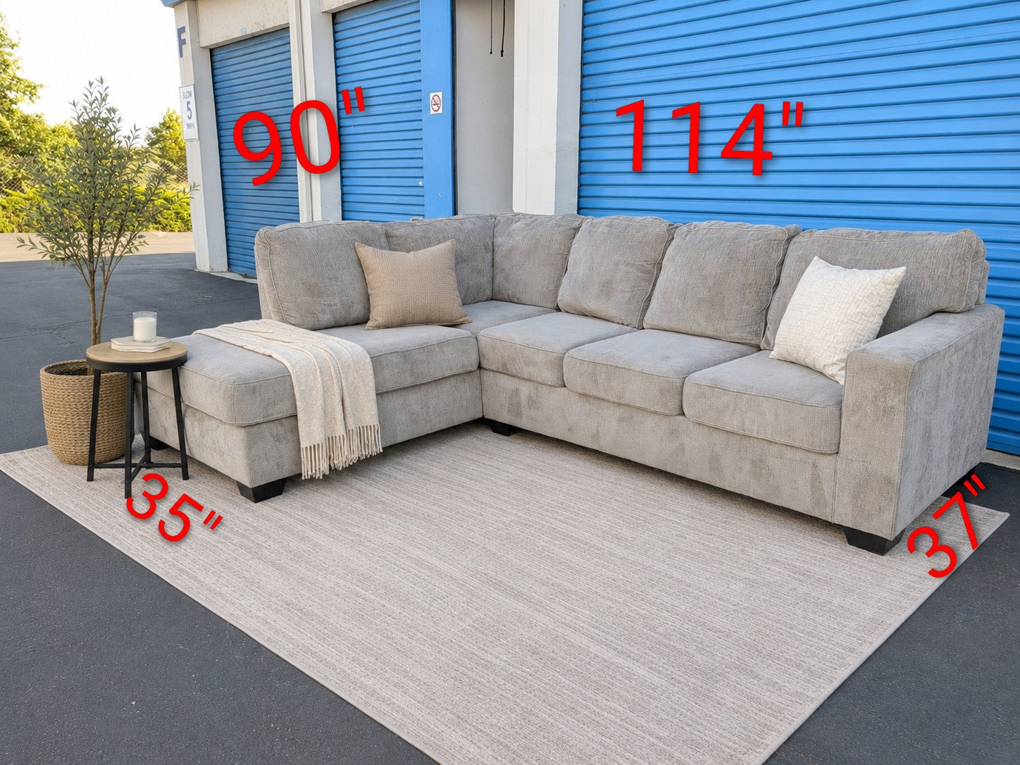 Light Gray Sectional