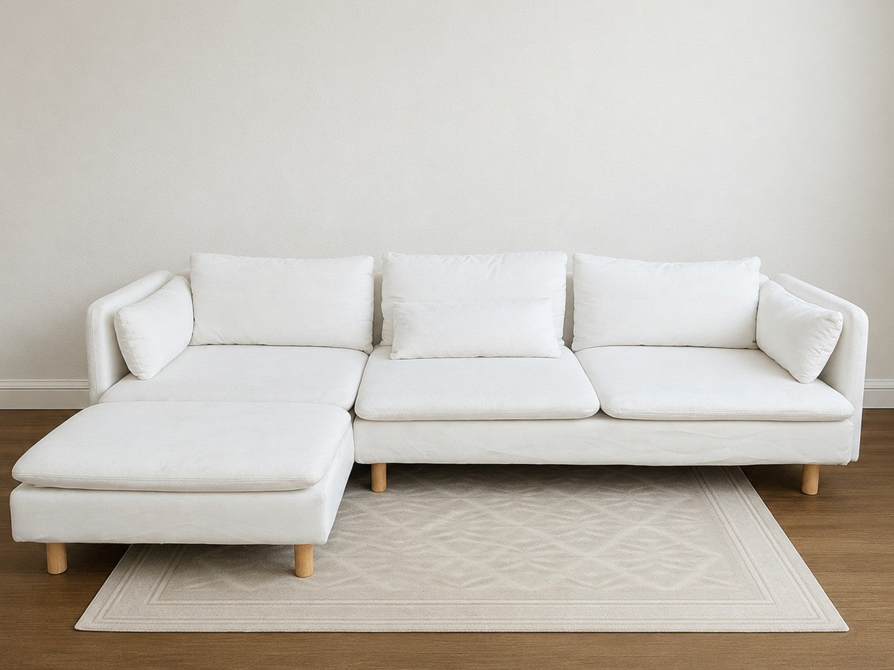 White Sectional