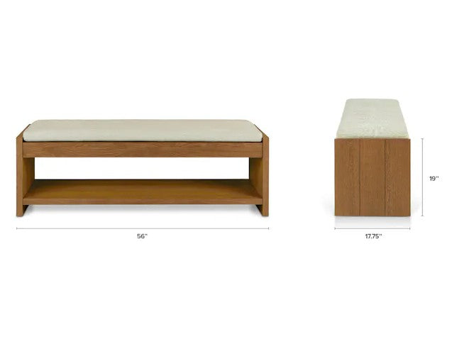 Article Cassie Oak Bench