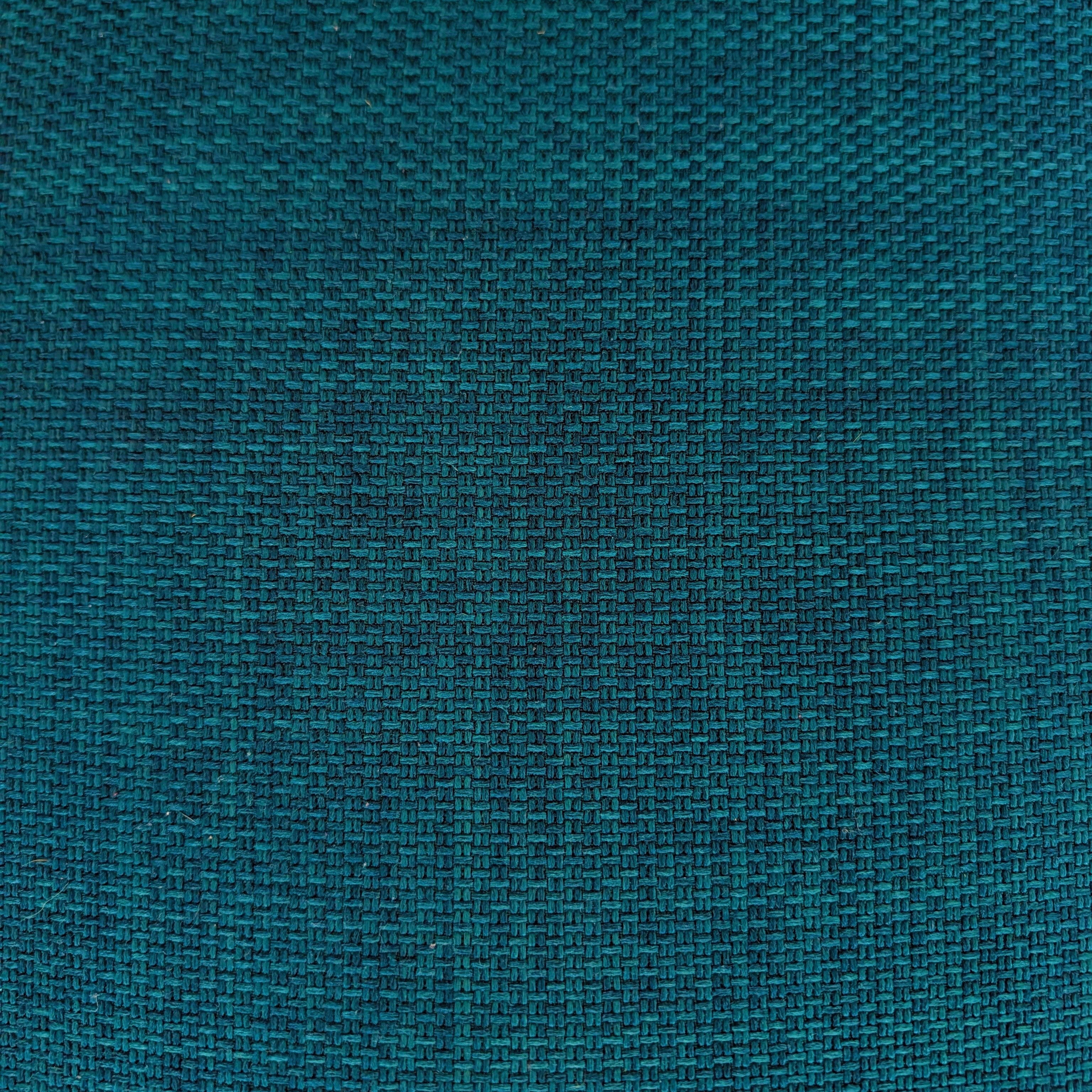 Living Spaces Teal Corner Sectional Set with Ottoman
