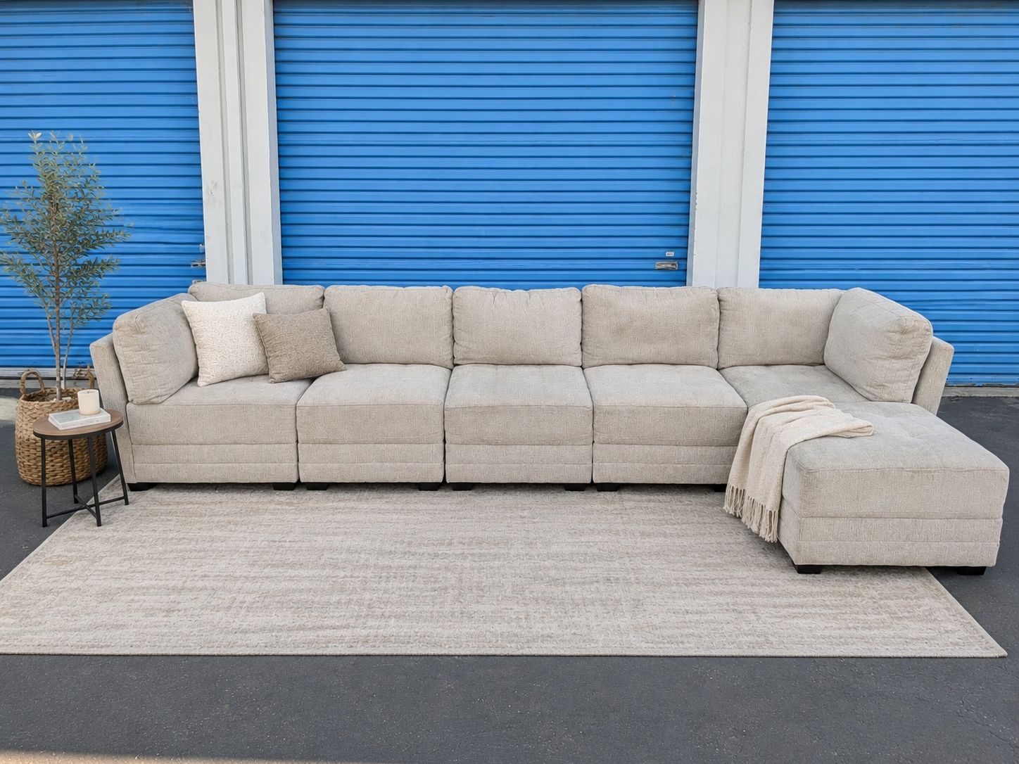 Light Gray 6 Piece Modular