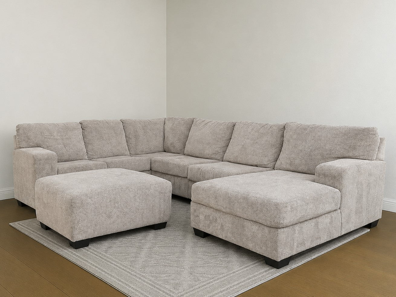 Extra Large Light Gray Sectional