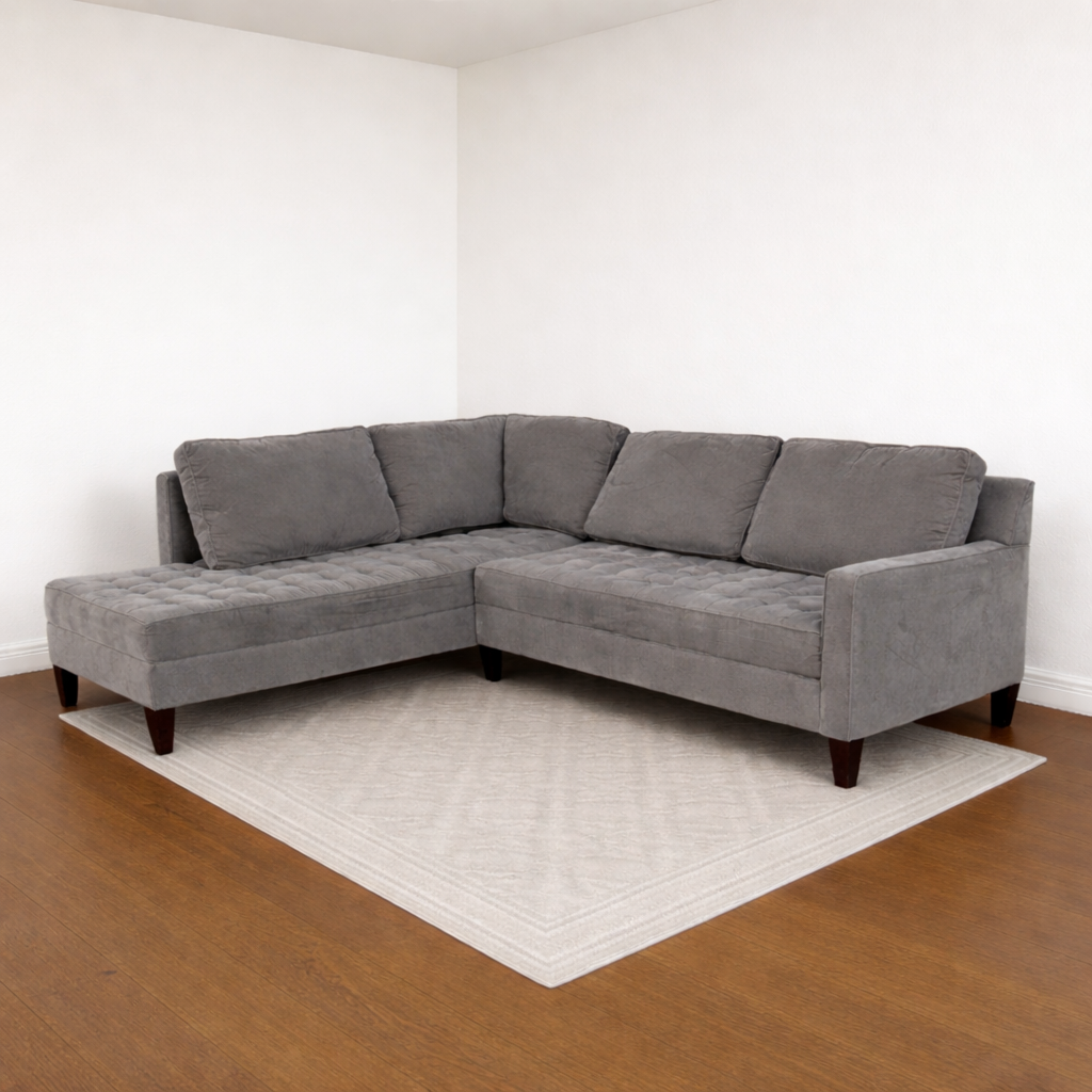 Gray Z Gallerie Vapor Corner Sectional
