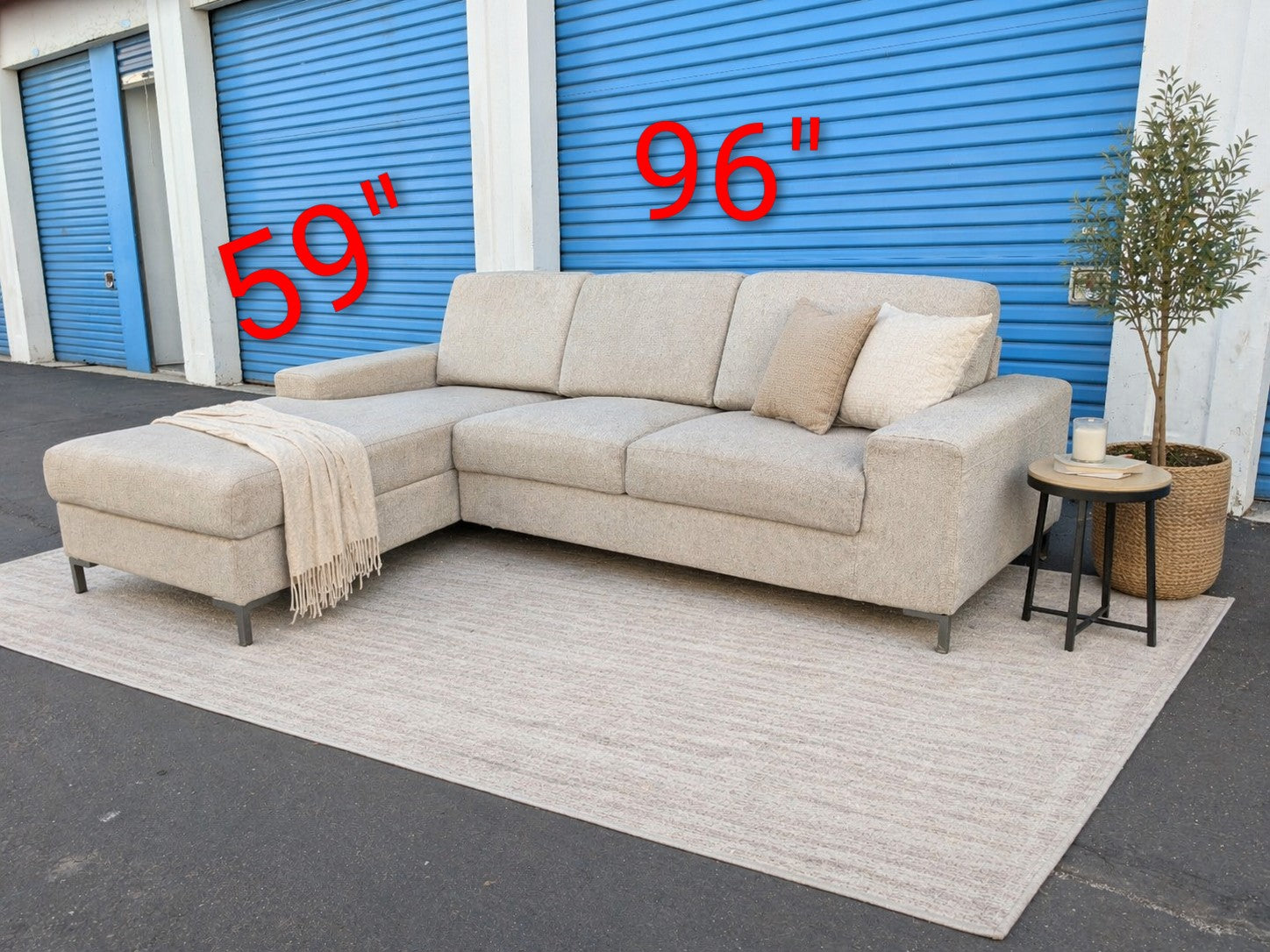 Light Gray Sectional