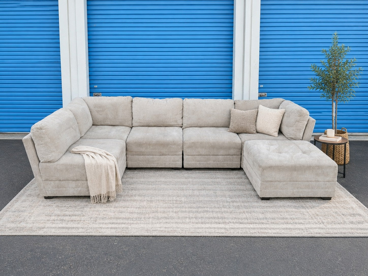 Light Gray 6 Piece Modular