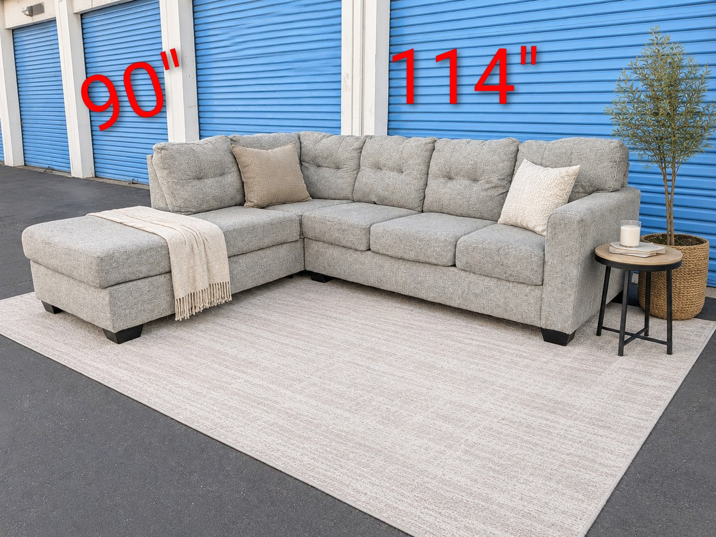 Light Gray Sectional