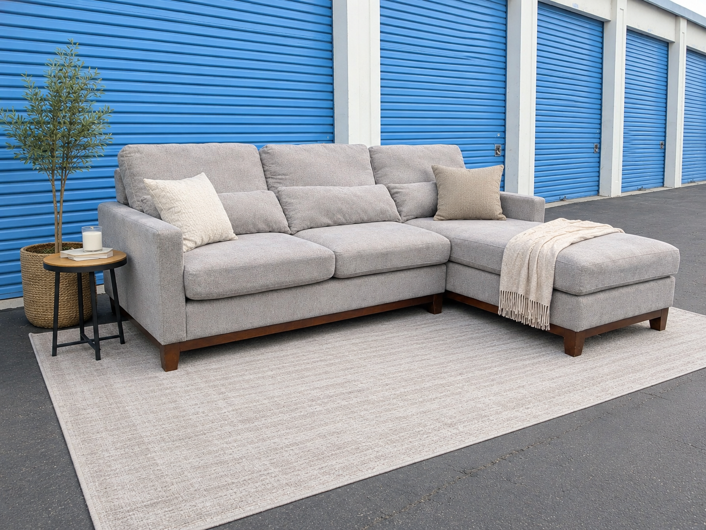 Fremont & Park Gray Sectional