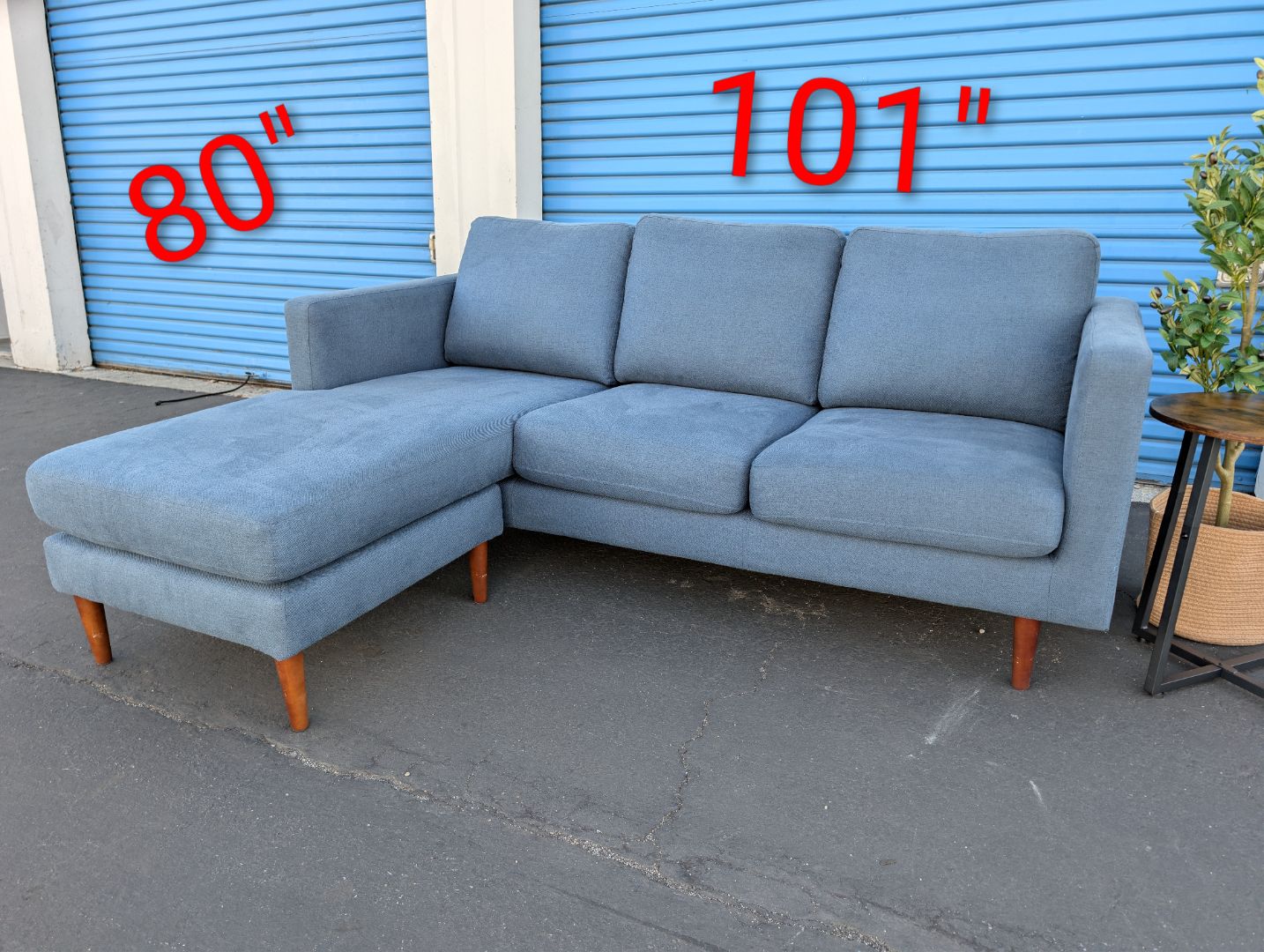 Blue Sectional Couch