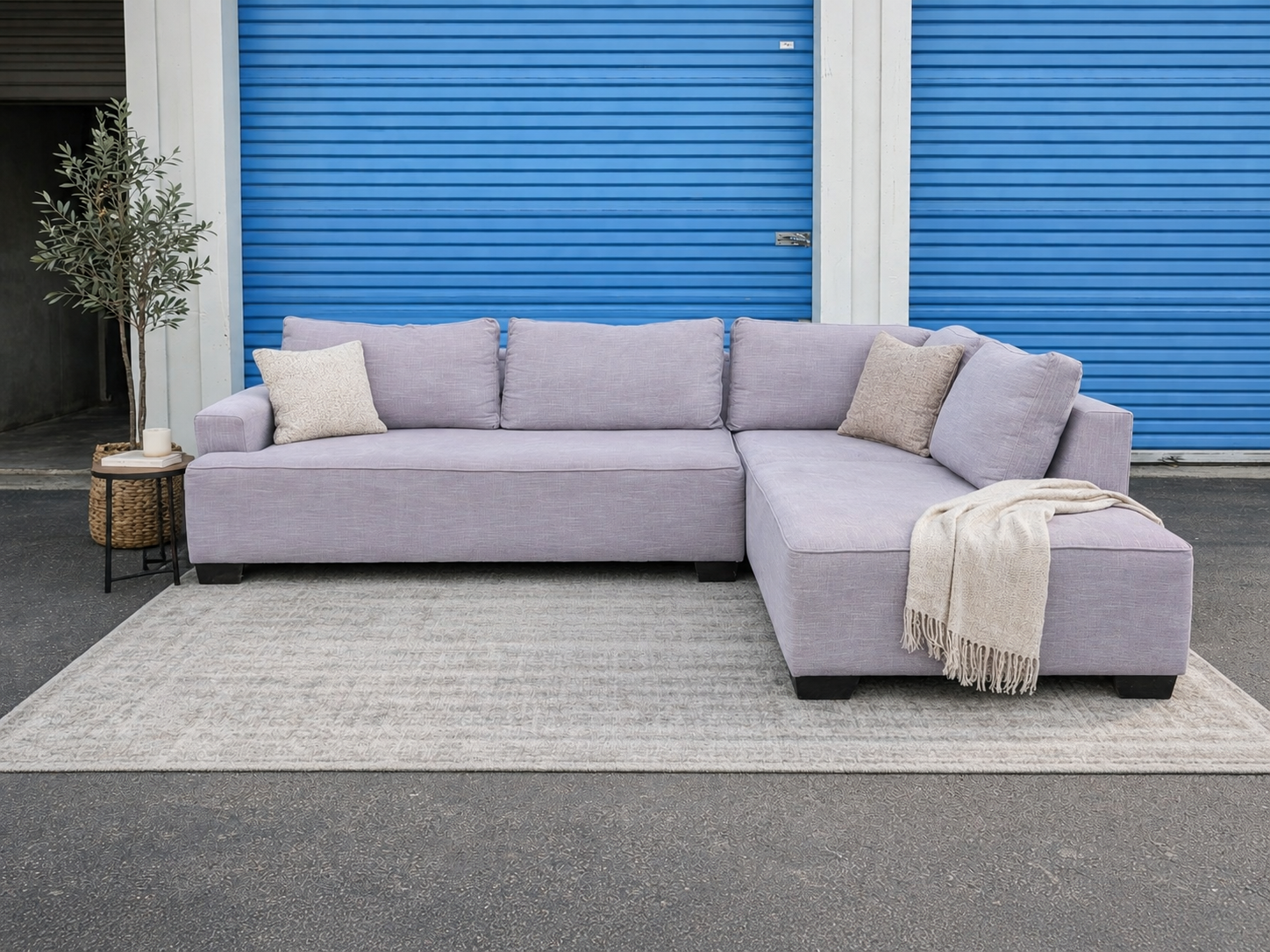 Light Gray Taupe Sectional